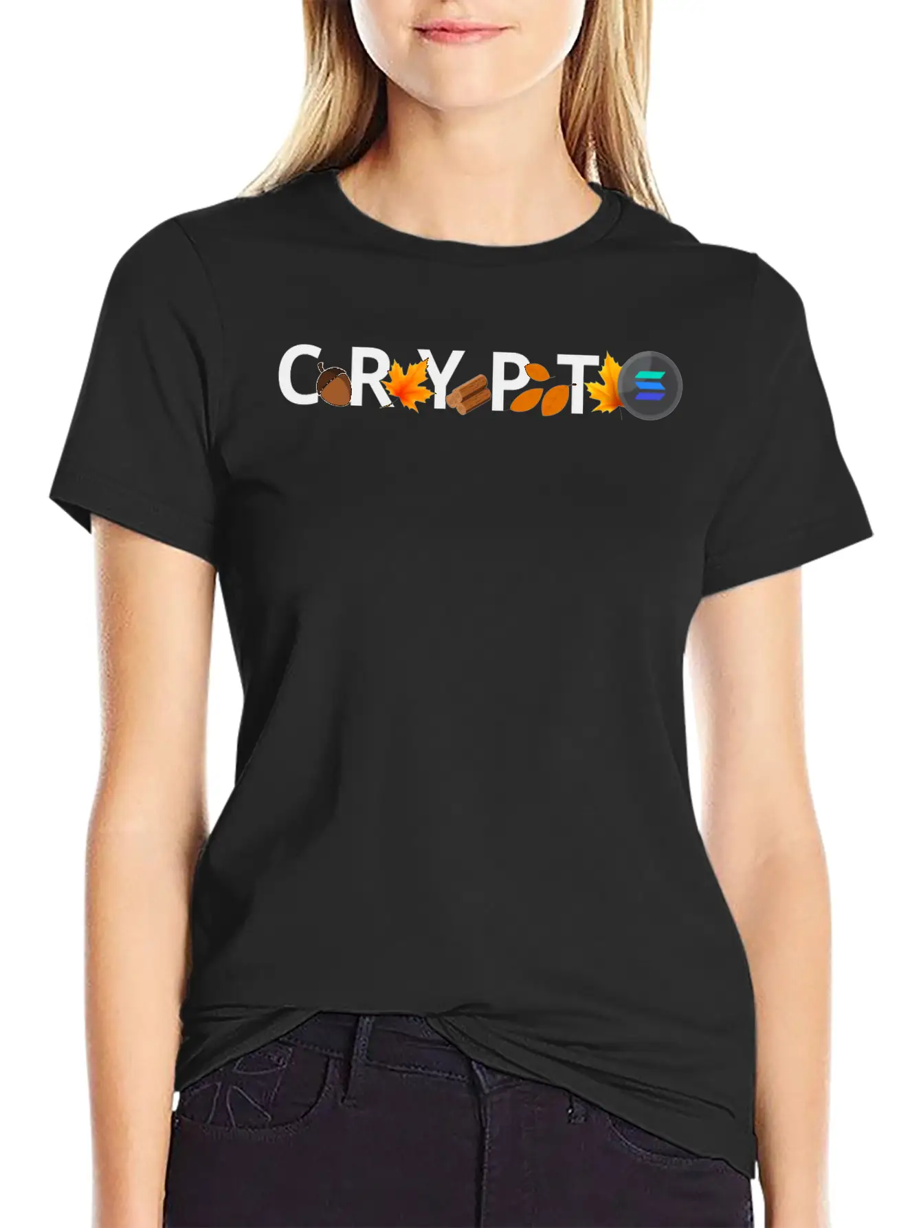 Fall Infused Crypto Stylish Everyday T-Shirt – Unisex Basic Cotton Tee