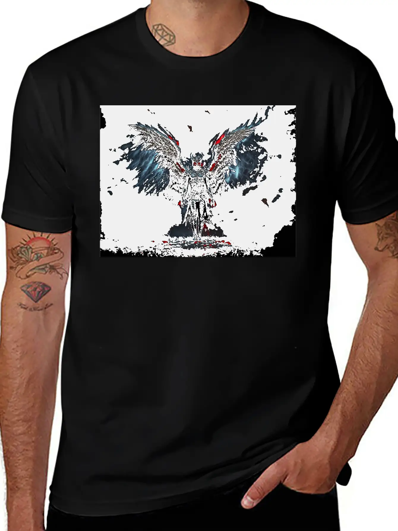 Fallen Angel Modern Fit Casual T-Shirt – Clean And Versatile Design