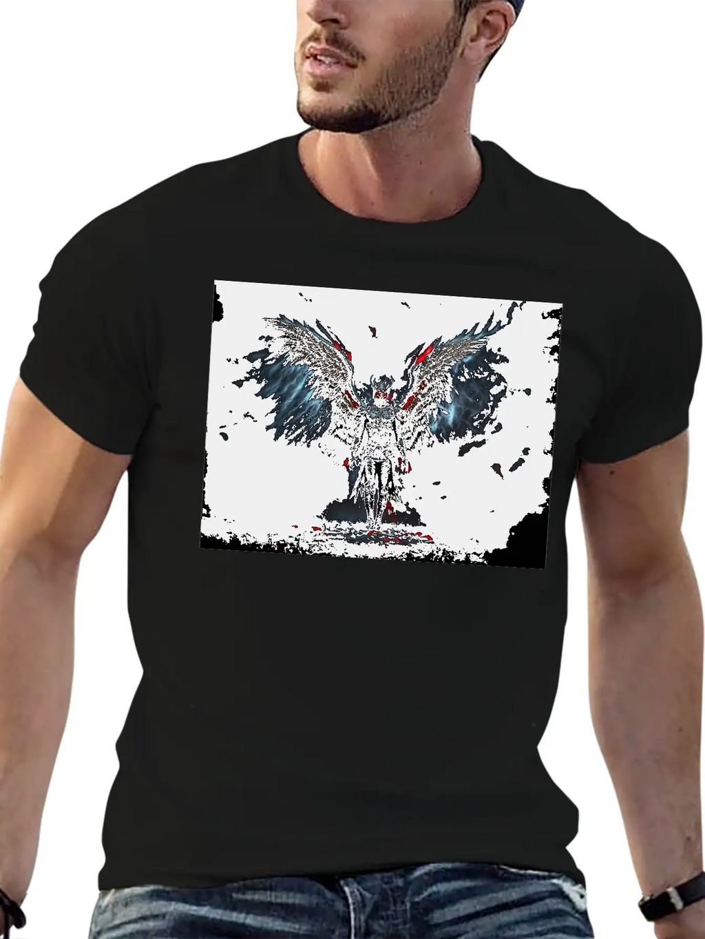 Fallen Angel Modern Fit Casual T-Shirt – Clean And Versatile Design