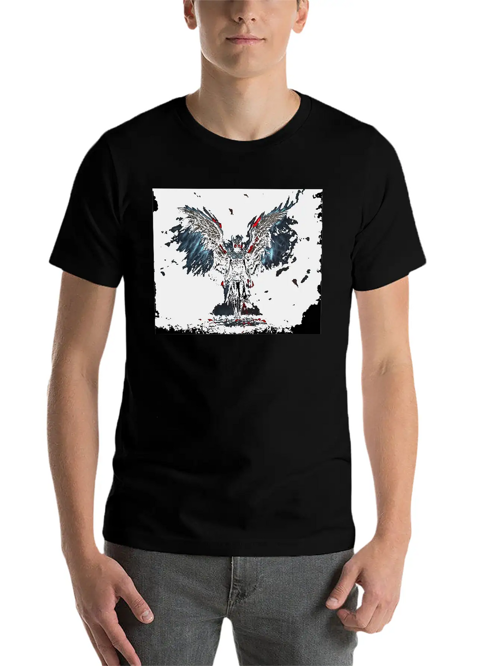 Fallen Angel Modern Fit Casual T-Shirt – Clean And Versatile Design