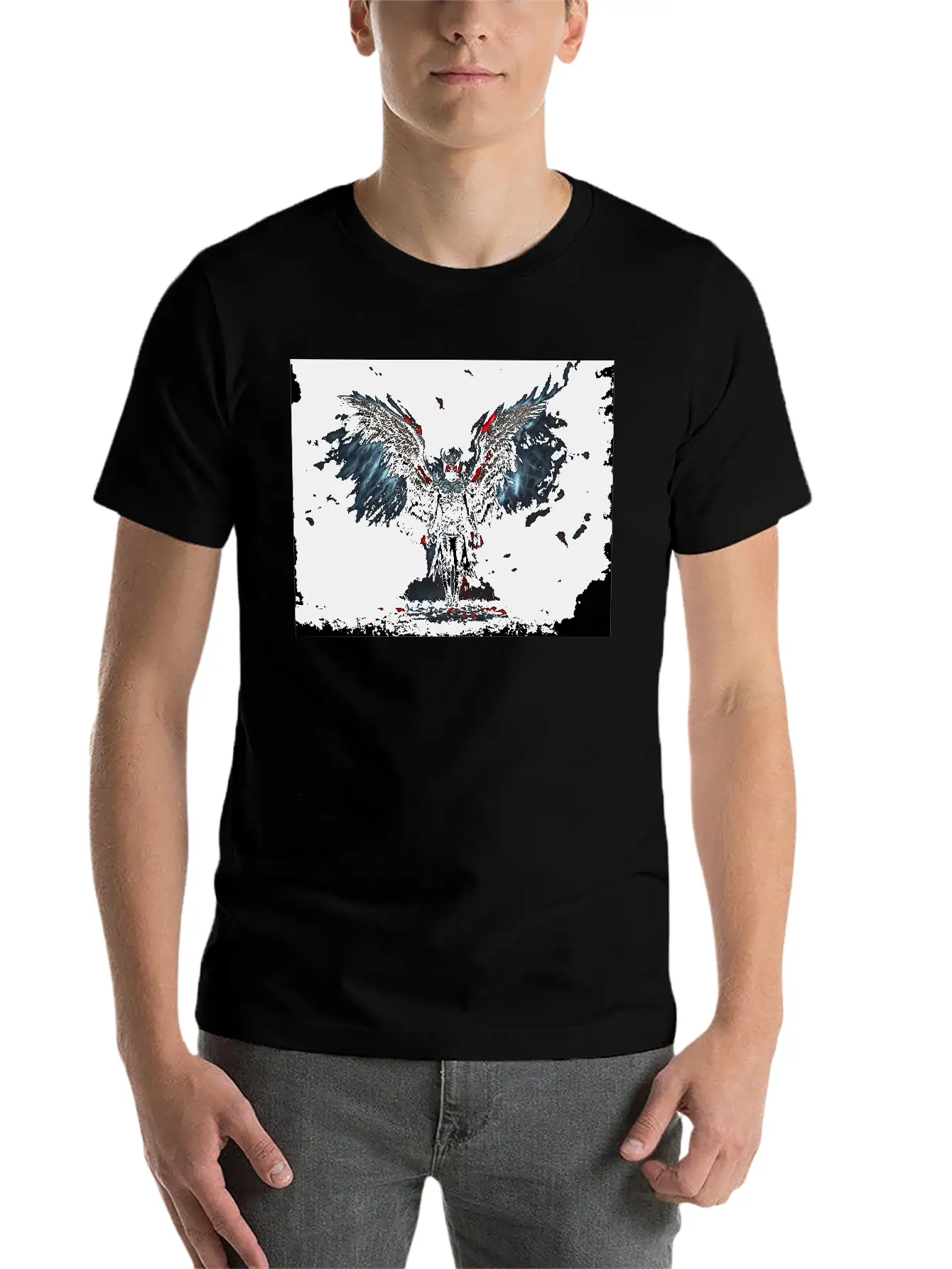 Fallen Angel Modern Fit Casual T-Shirt – Clean And Versatile Design