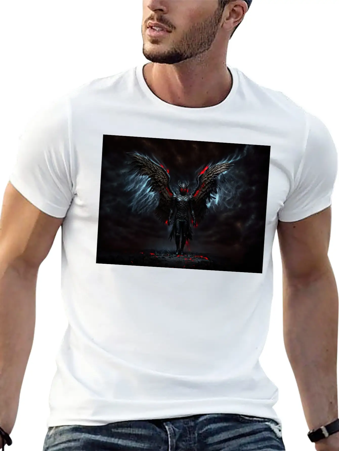 Fallen Angel Modern Fit Casual T-Shirt – Clean And Versatile Design