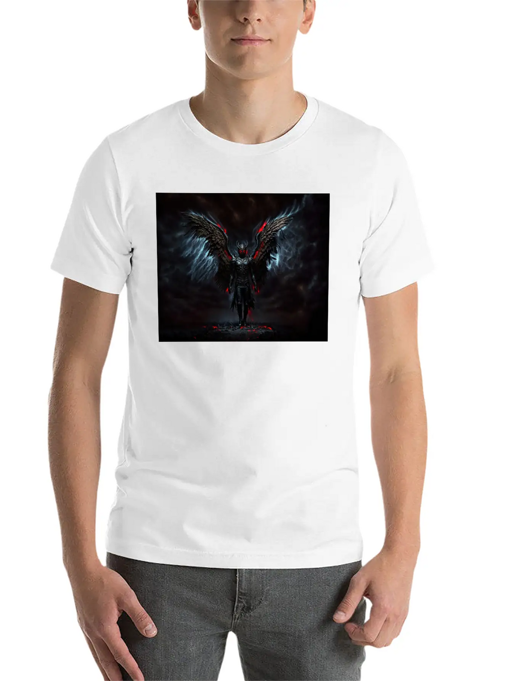 Fallen Angel Modern Fit Casual T-Shirt – Clean And Versatile Design