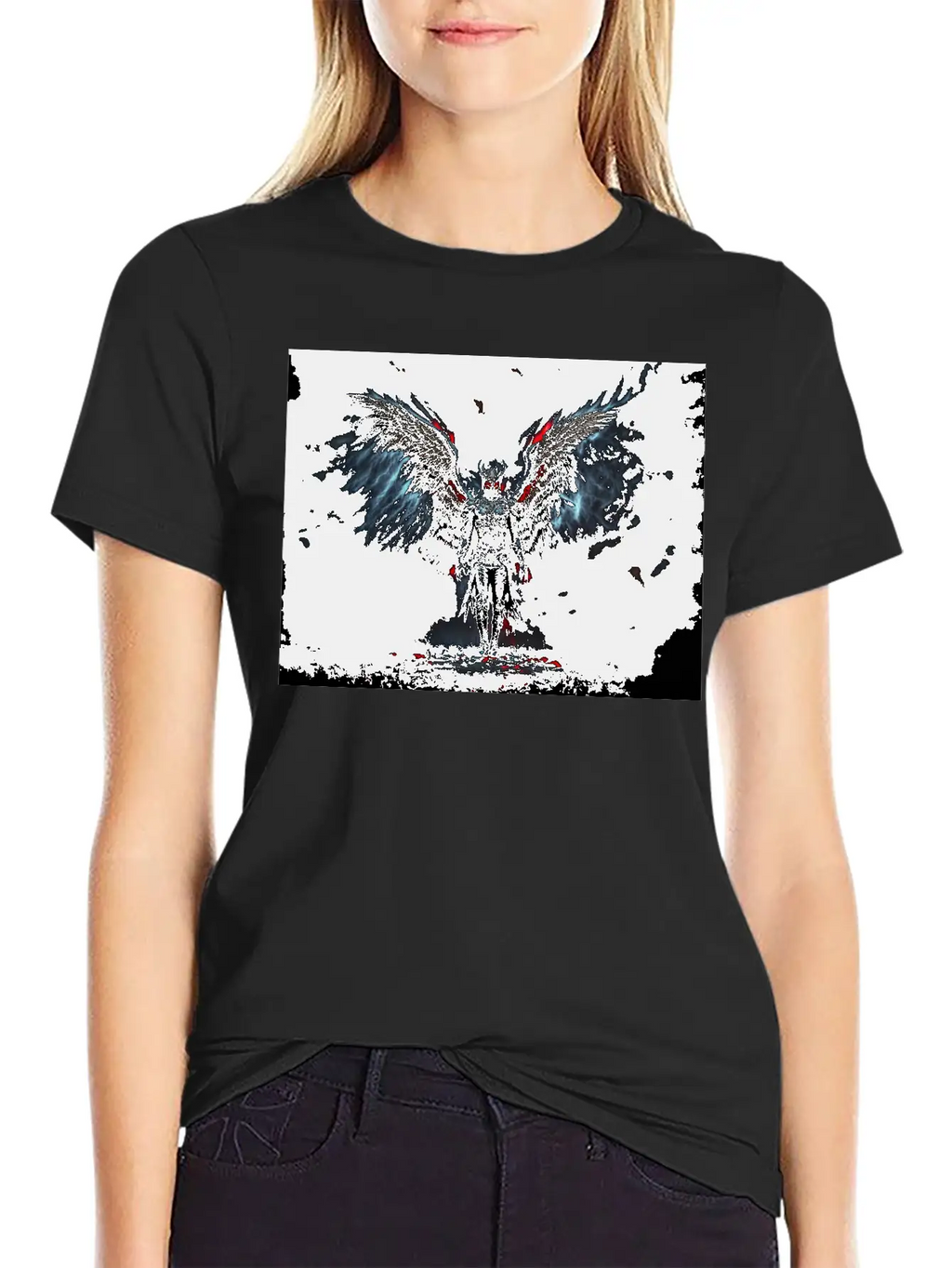 Fallen Angel Modern Fit Casual T-Shirt – Clean And Versatile Design