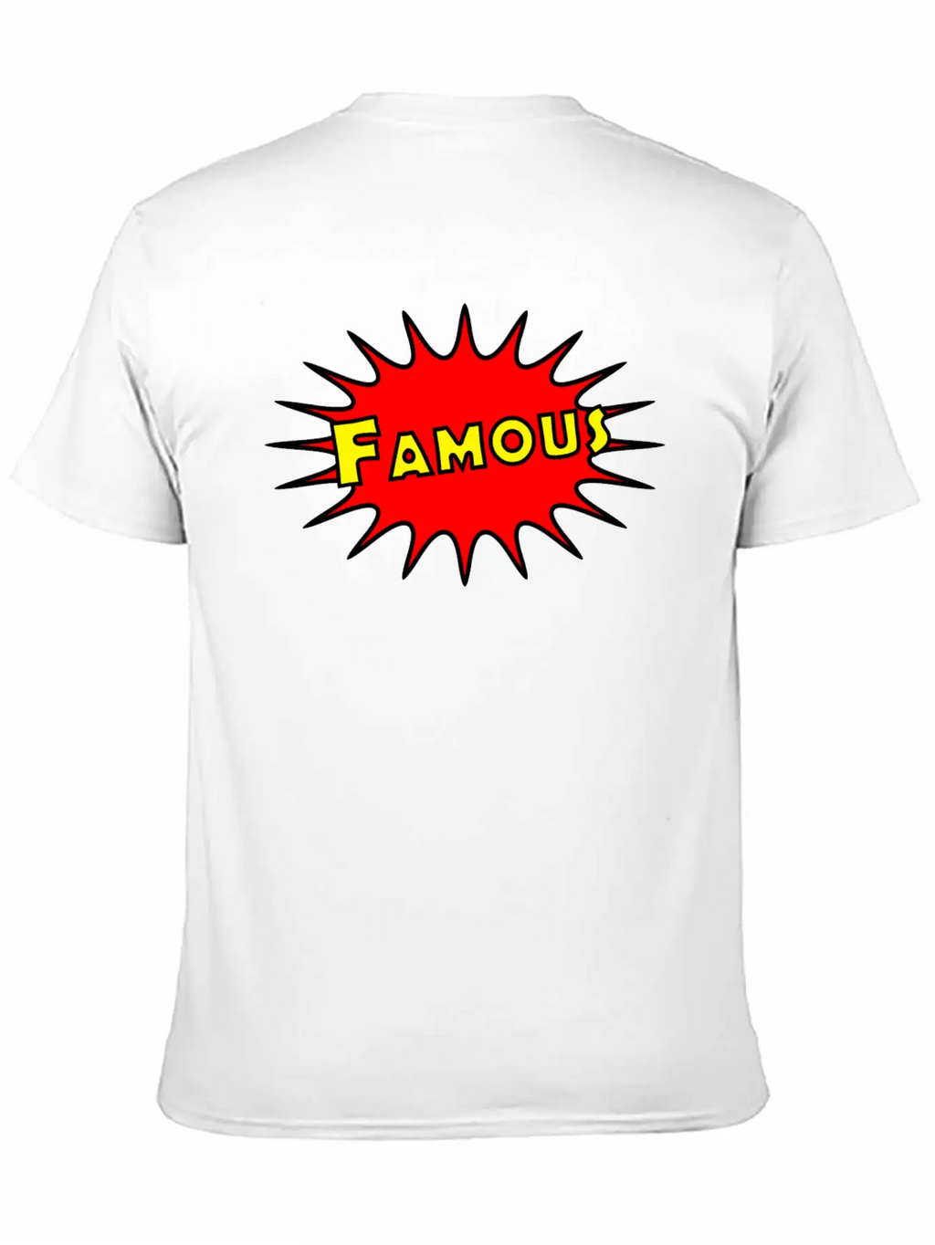 Famous - Comic Breathable Graphic T-Shirt – Perfect For Casual Days