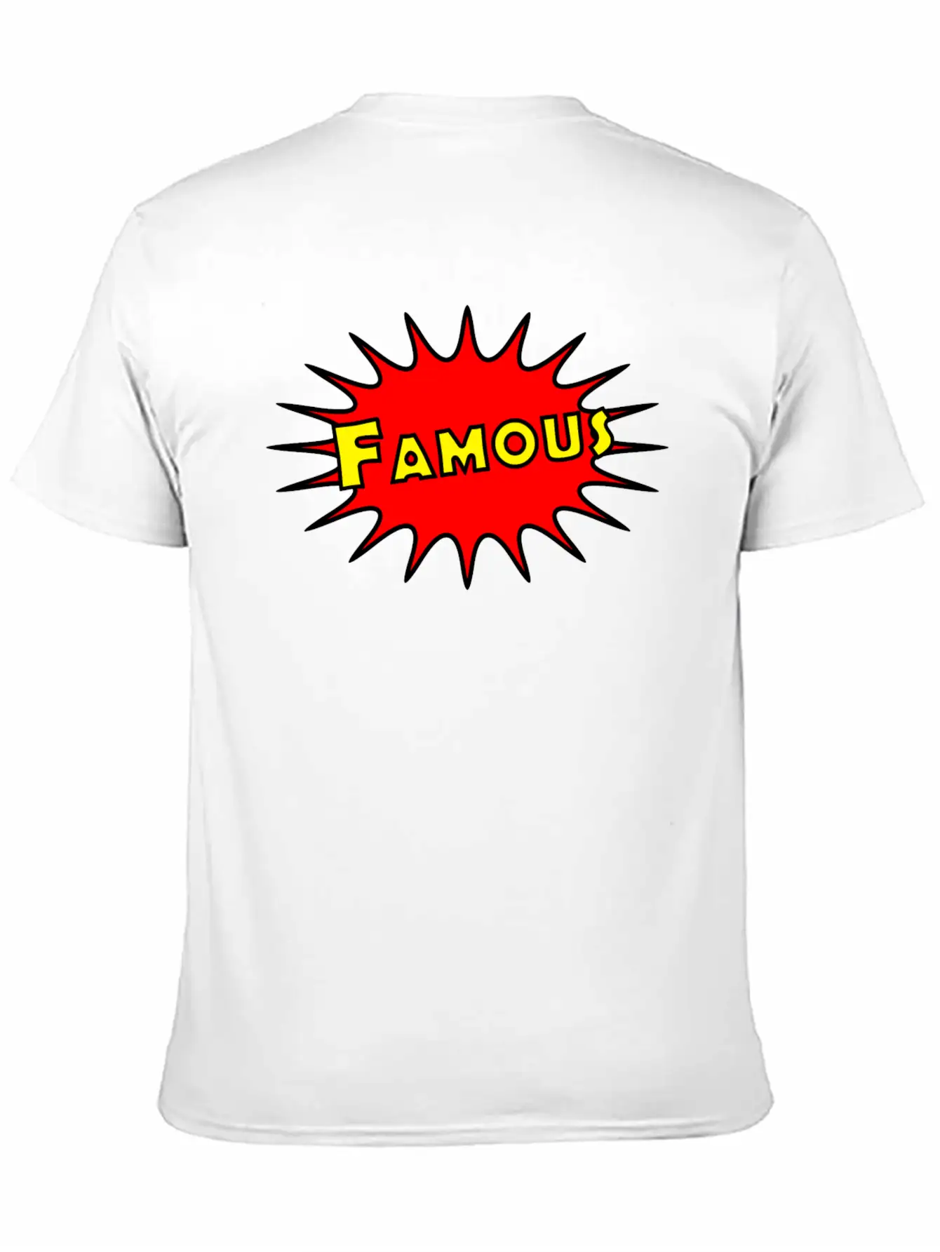 Famous - Comic Breathable Graphic T-Shirt – Perfect For Casual Days