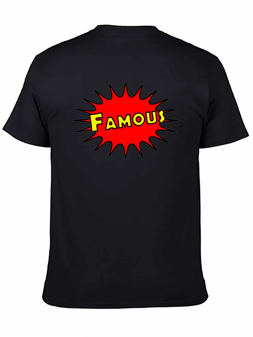 Famous - Comic Breathable Graphic T-Shirt – Perfect For Casual Days