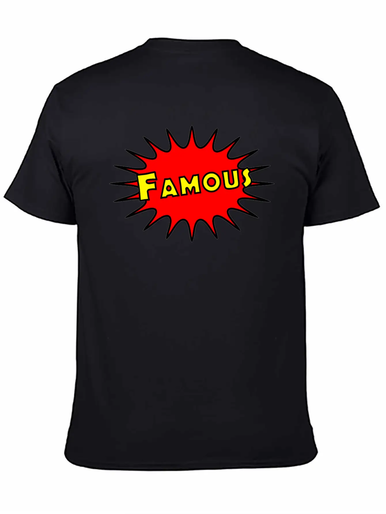 Famous - Comic Breathable Graphic T-Shirt – Perfect For Casual Days