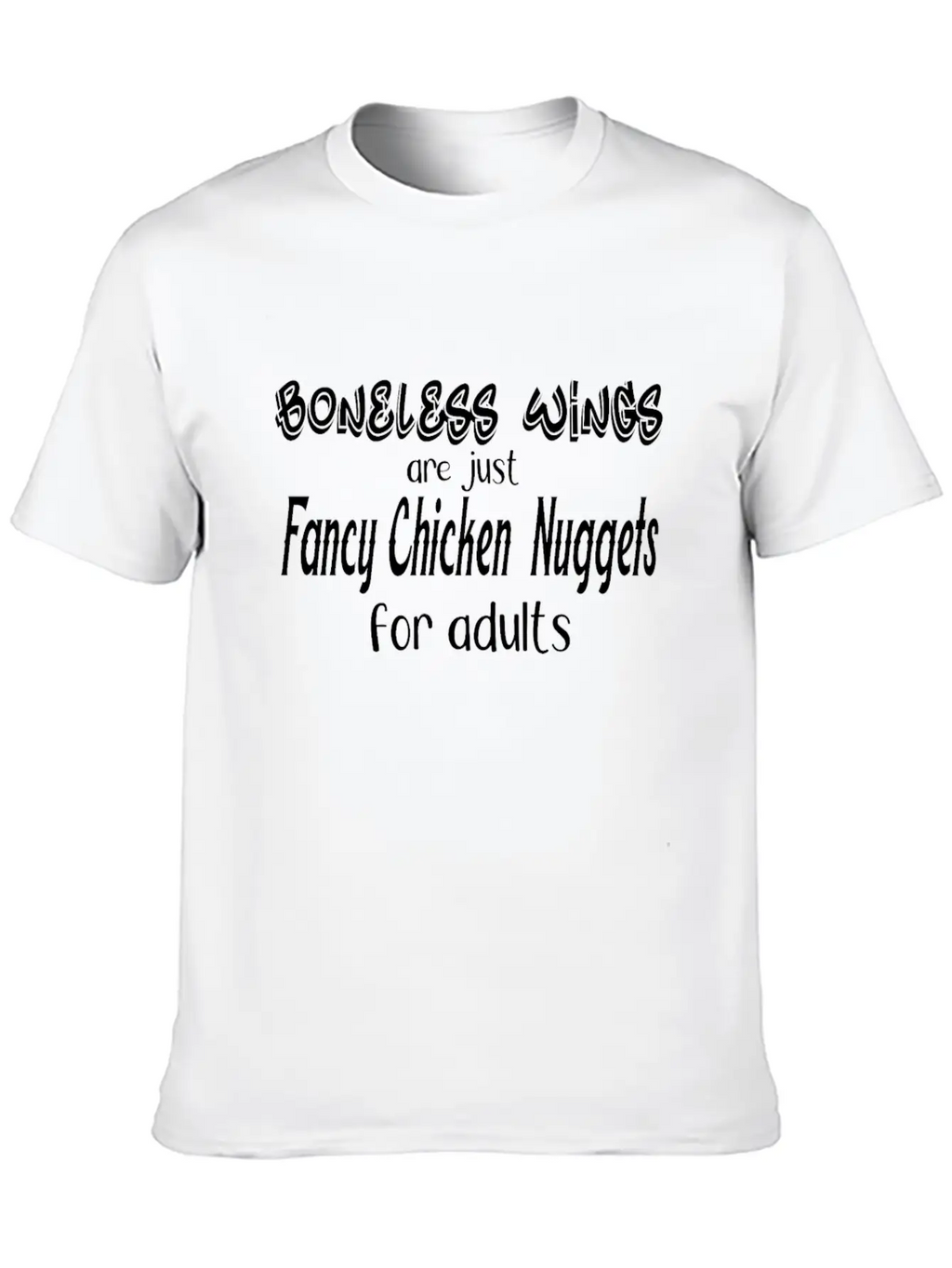 Fancy Chicken Nuggets Classic Cotton Tee – Unisex Comfort For Any Season
