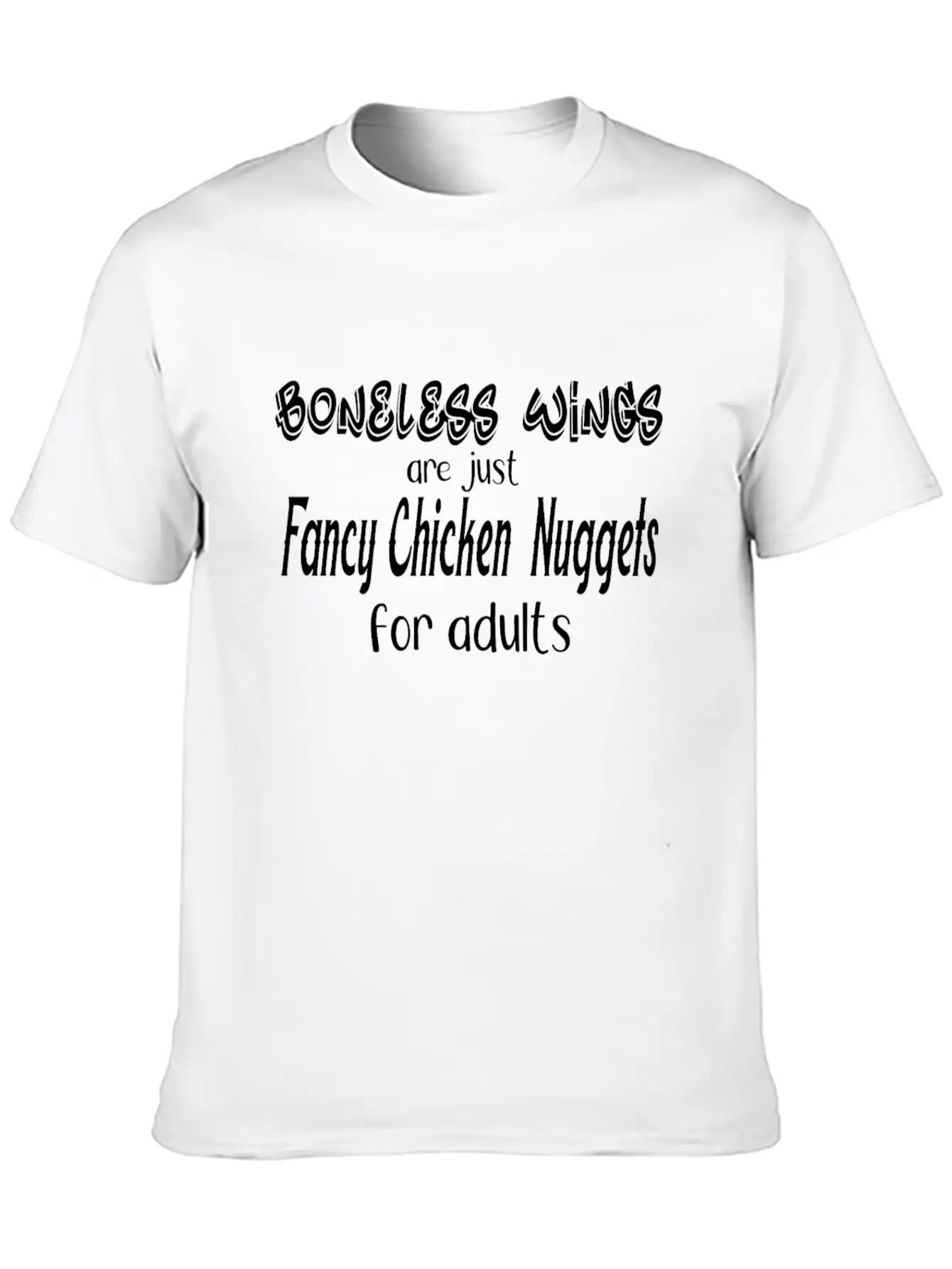 Fancy Chicken Nuggets Classic Cotton Tee – Unisex Comfort For Any Season