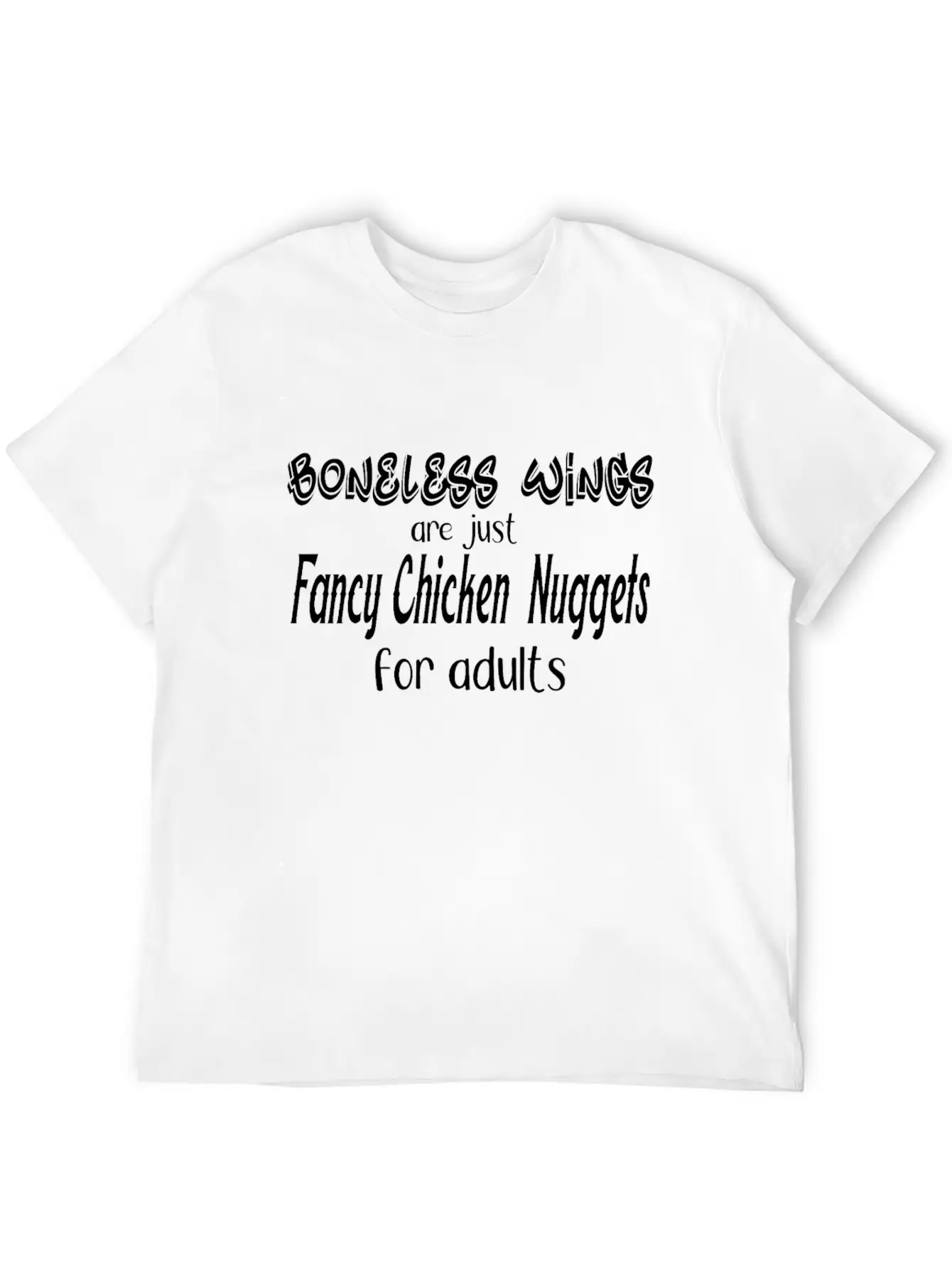 Fancy Chicken Nuggets Classic Cotton Tee – Unisex Comfort For Any Season