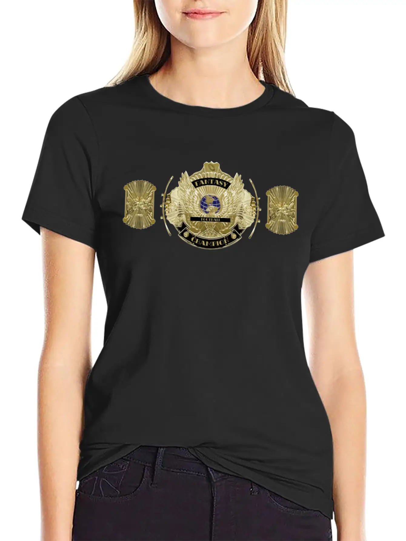 Fantasy Football Champion Basic Graphic T-Shirt – Daily Comfort In Soft Cotton