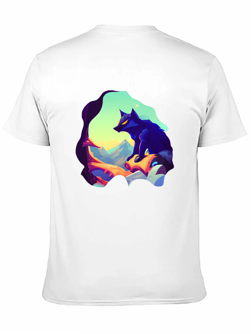 Fantasy Wolf Animal Classic Cotton Tee – Unisex Comfort For Any Season