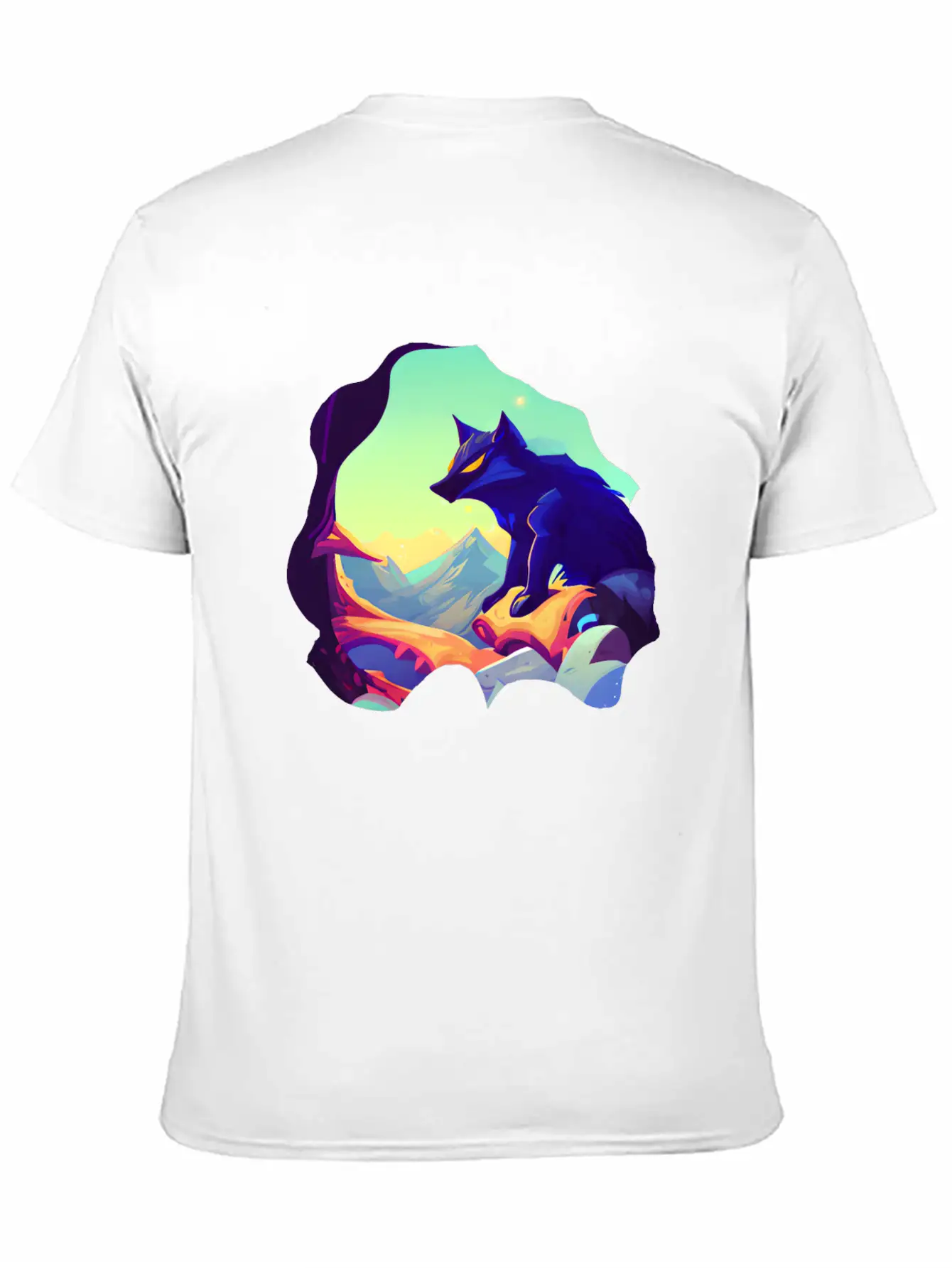 Fantasy Wolf Animal Classic Cotton Tee – Unisex Comfort For Any Season
