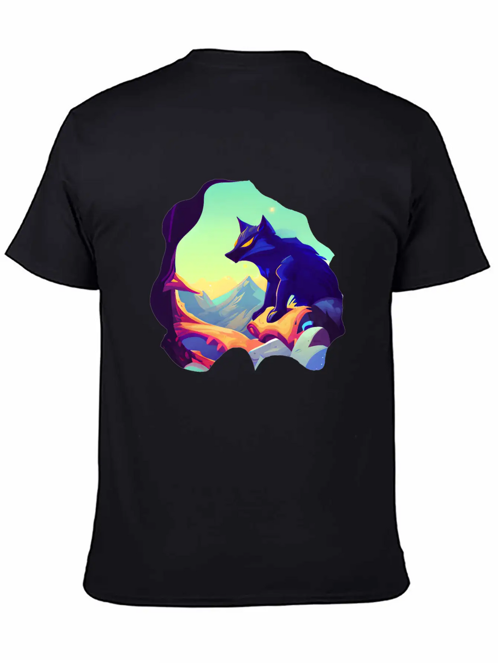 Fantasy Wolf Animal Classic Cotton Tee – Unisex Comfort For Any Season