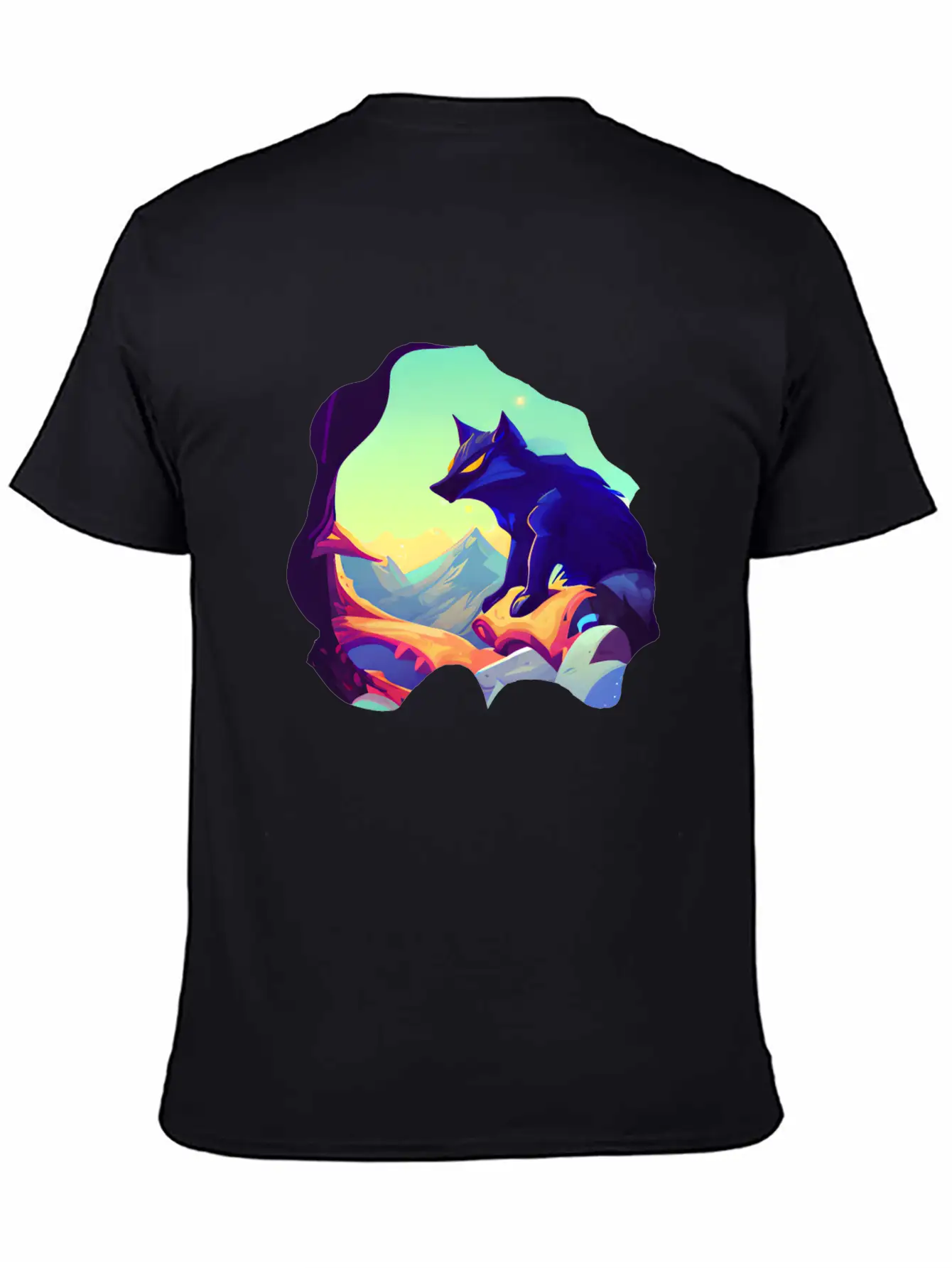 Fantasy Wolf Animal Classic Cotton Tee – Unisex Comfort For Any Season