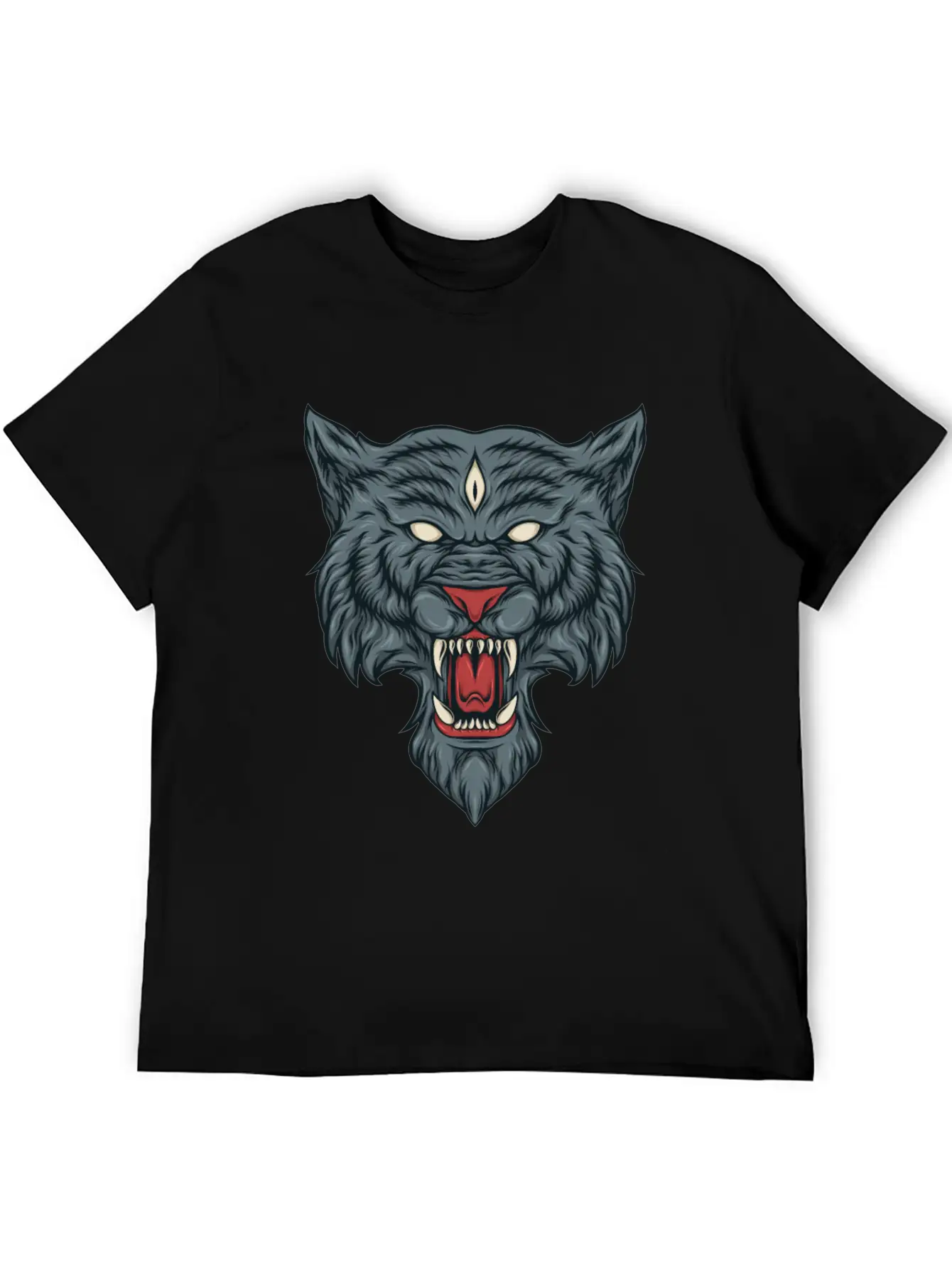 Fantasy Wolf Essential Cotton Tee For Daily Outfits – Unisex Style
