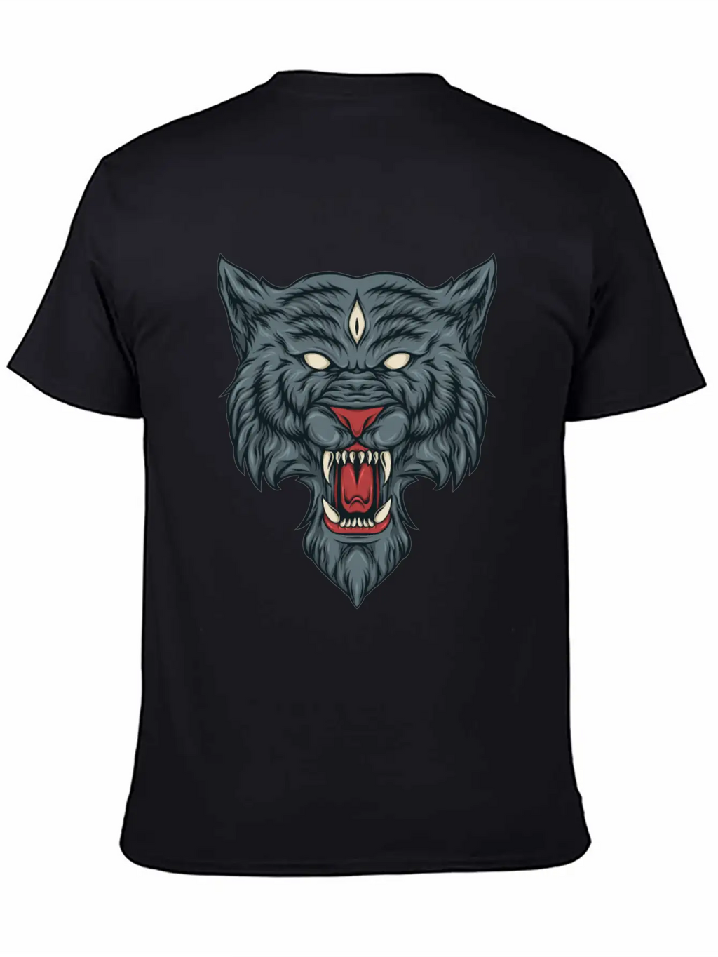 Fantasy Wolf Essential Cotton Tee For Daily Outfits – Unisex Style