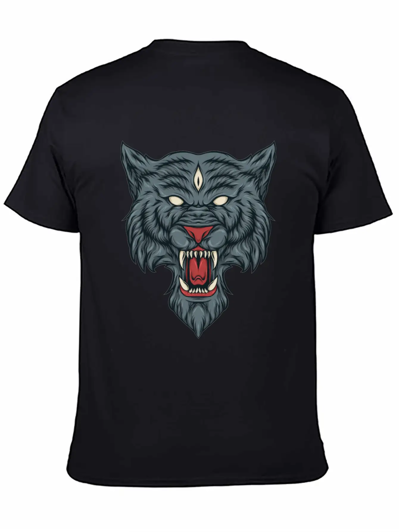 Fantasy Wolf Essential Cotton Tee For Daily Outfits – Unisex Style