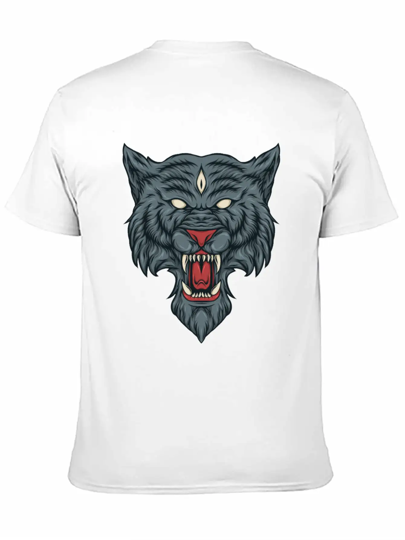 Fantasy Wolf Essential Cotton Tee For Daily Outfits – Unisex Style