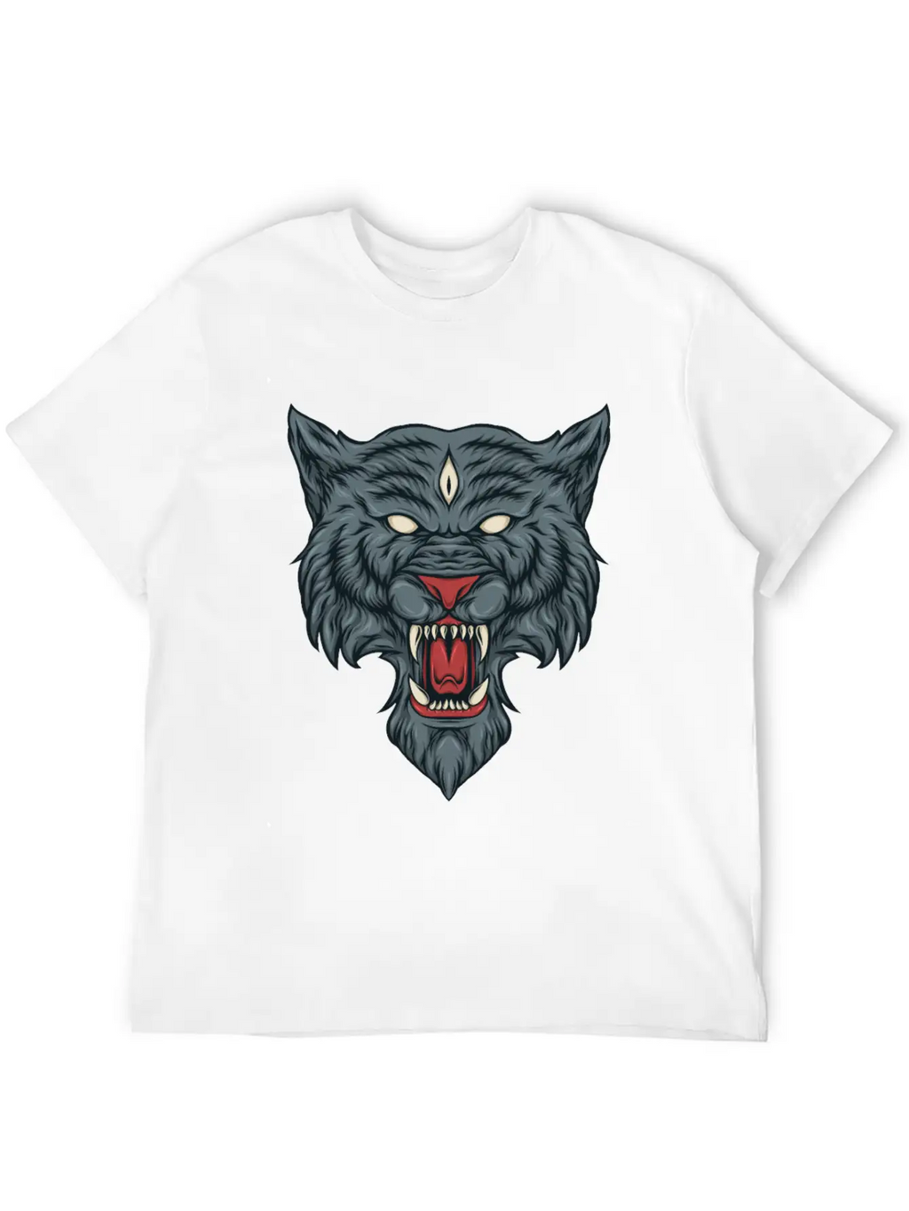 Fantasy Wolf Essential Cotton Tee For Daily Outfits – Unisex Style