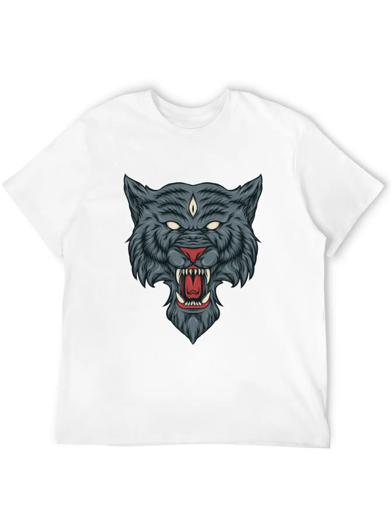 Fantasy Wolf Essential Cotton Tee For Daily Outfits – Unisex Style