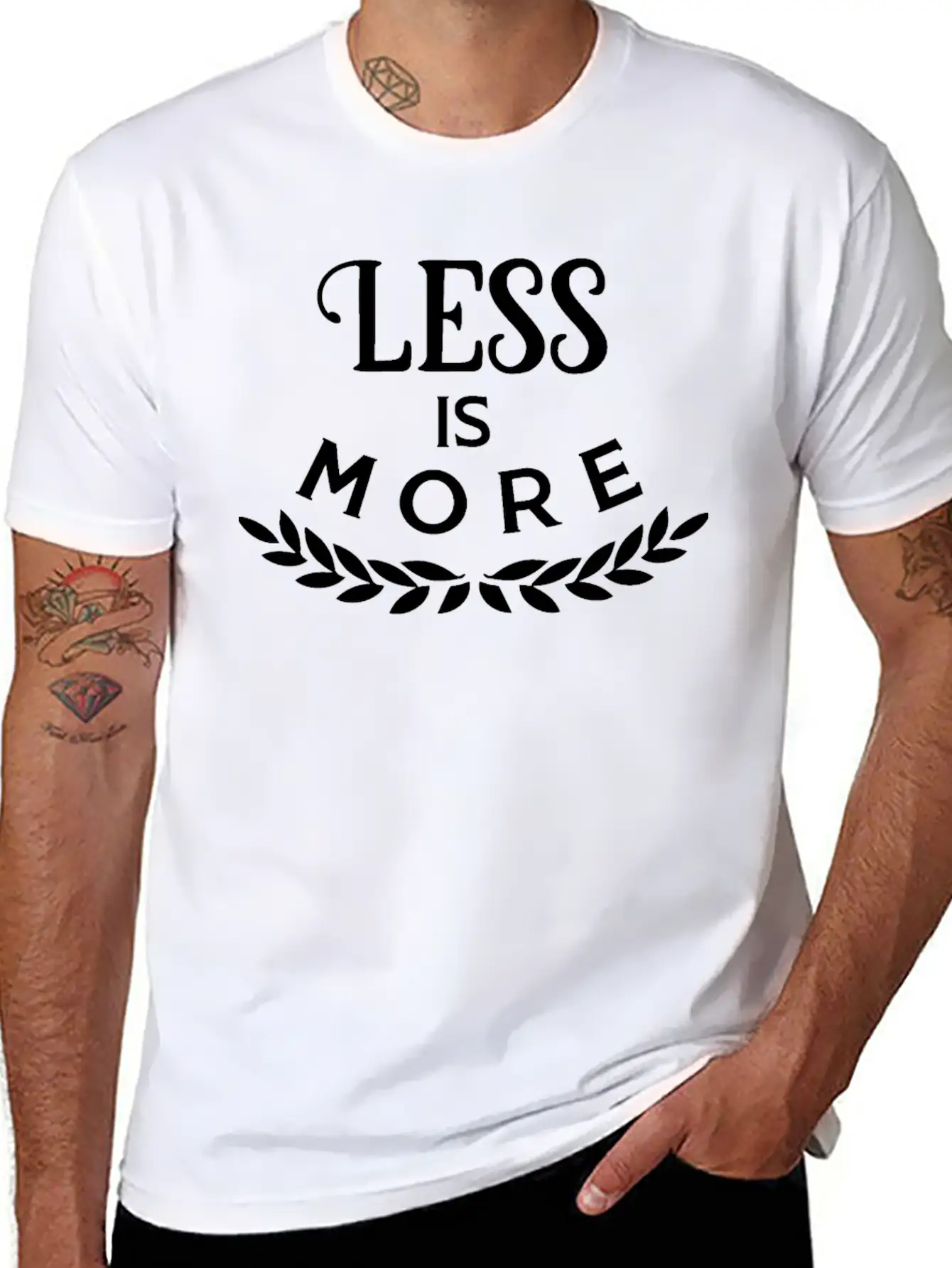 Farm And Country Less Is More Simplicity Simple Basic Graphic T-Shirt – Daily Comfort In Soft Cotton
