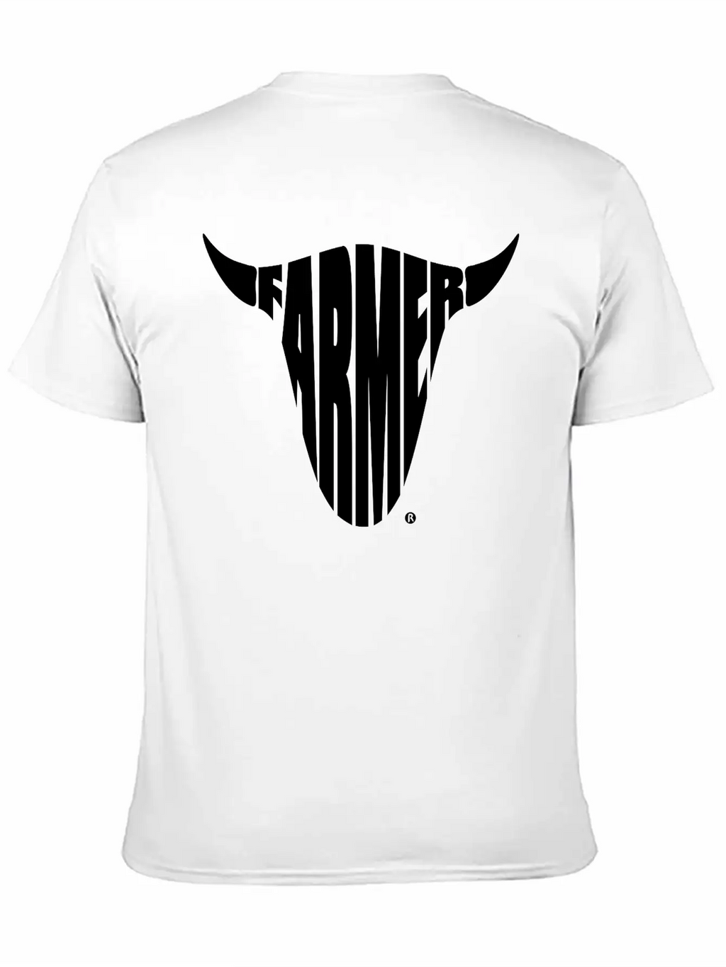 Farmer Farming Bull Skull Shirt Basic Graphic T-Shirt – Daily Comfort In Soft Cotton