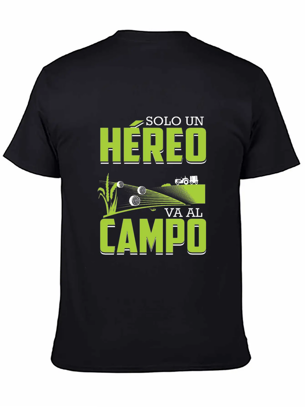 Farmer Only A Hero Drives Spanish In The Field Breathable Soft Cotton T-Shirt – Timeless Casual Look