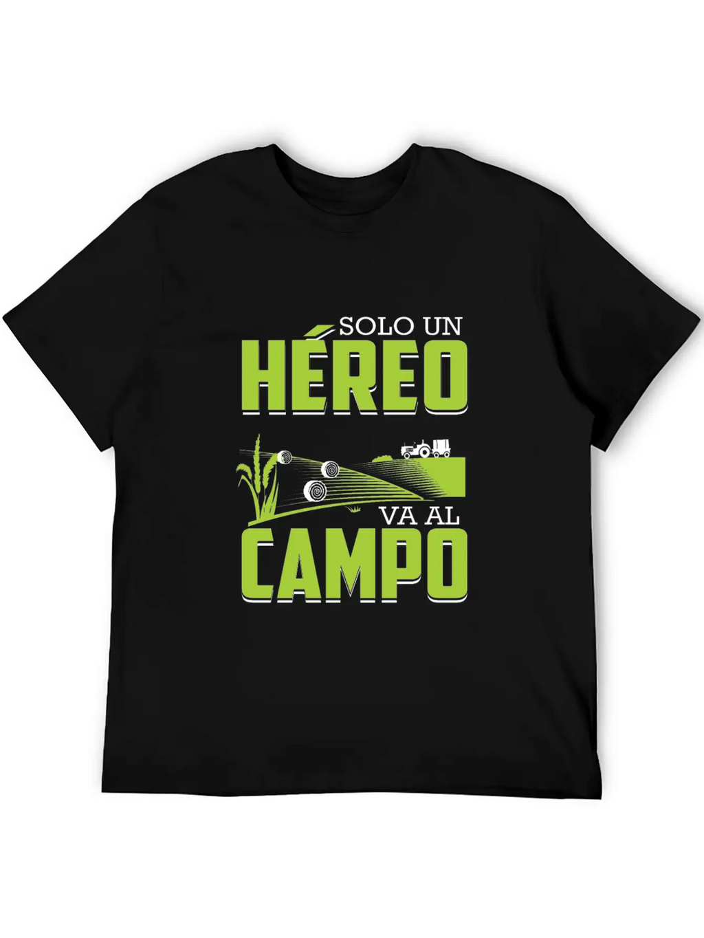 Farmer Only A Hero Drives Spanish In The Field Breathable Soft Cotton T-Shirt – Timeless Casual Look