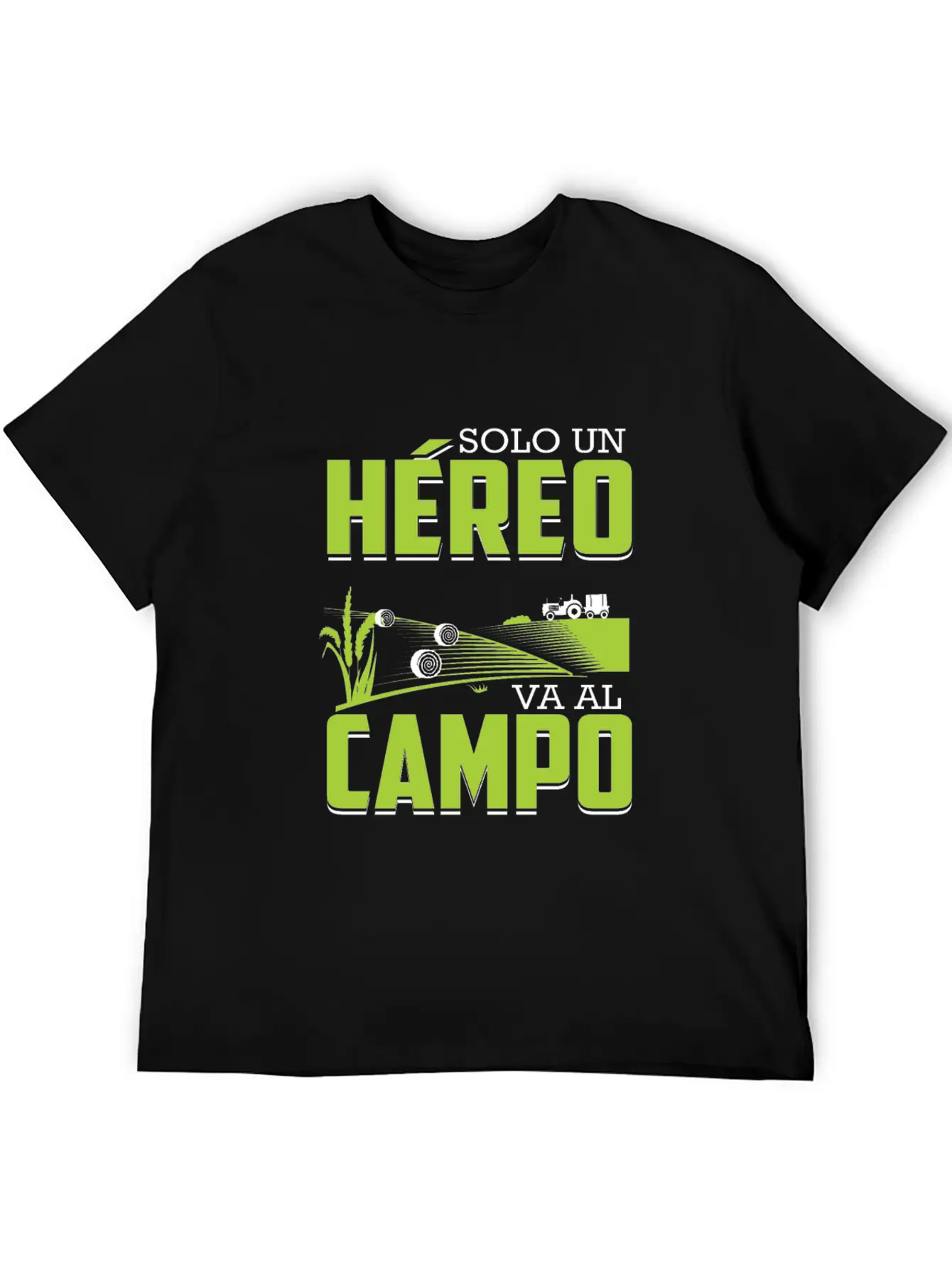 Farmer Only A Hero Drives Spanish In The Field Breathable Soft Cotton T-Shirt – Timeless Casual Look