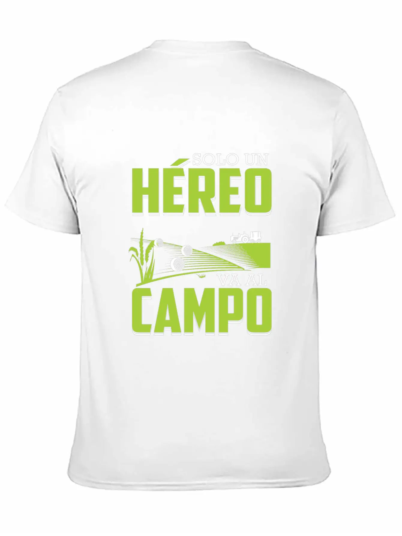 Farmer Only A Hero Drives Spanish In The Field Breathable Soft Cotton T-Shirt – Timeless Casual Look