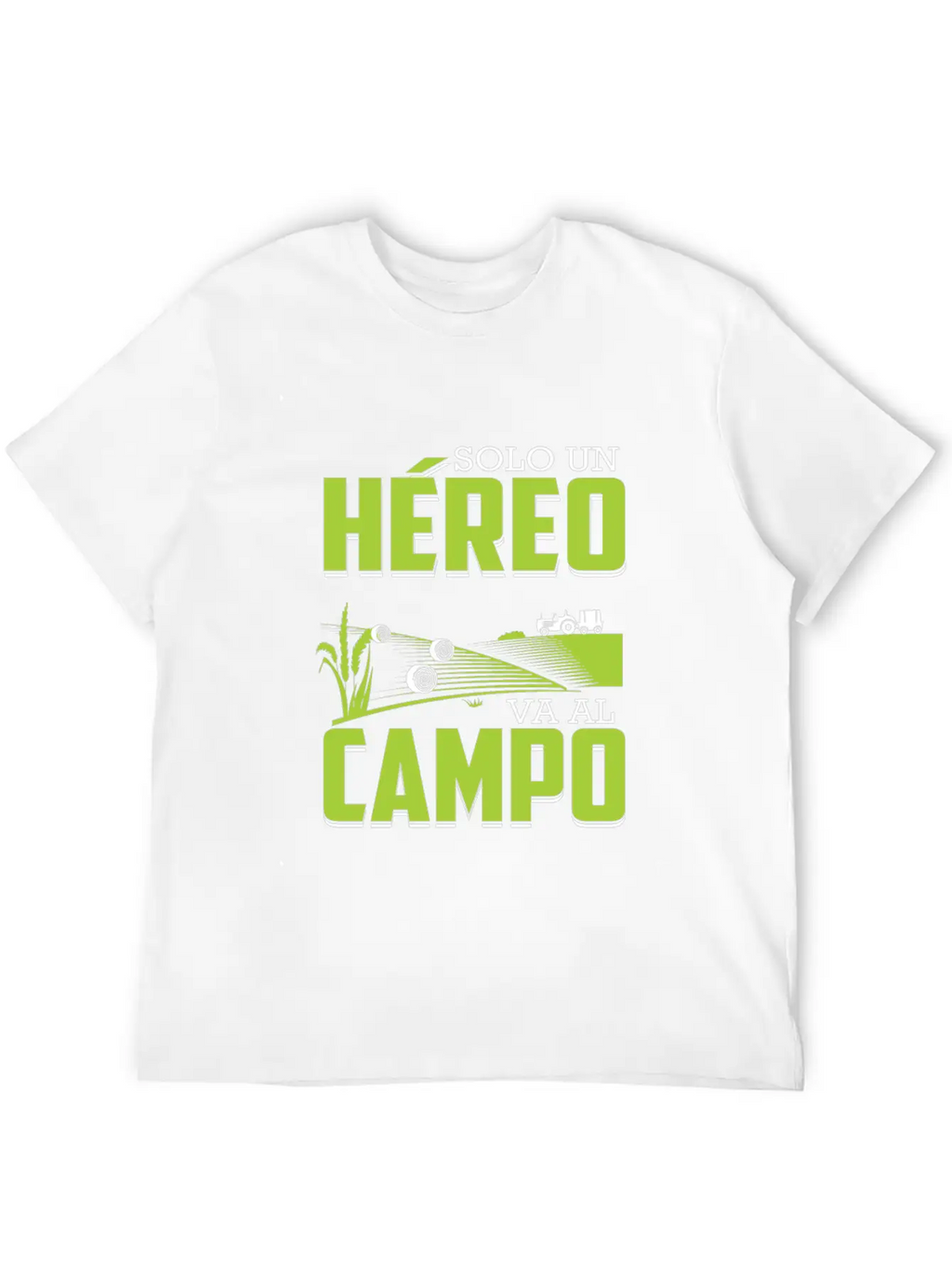Farmer Only A Hero Drives Spanish In The Field Breathable Soft Cotton T-Shirt – Timeless Casual Look