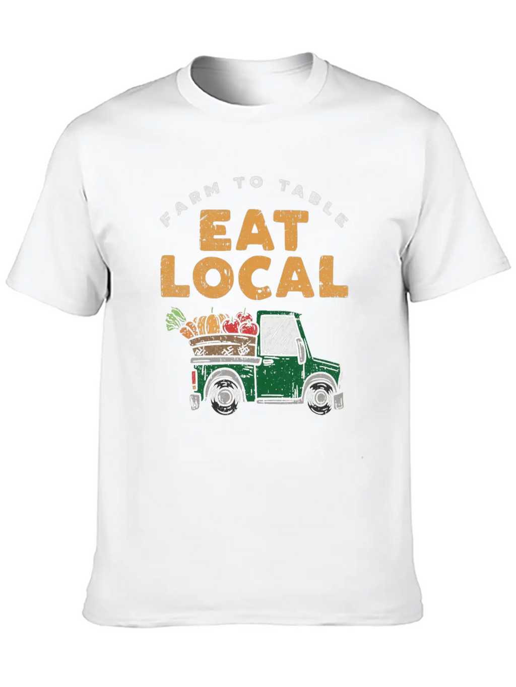 Farmers Market Eat Local Farm To Table Local Pride Timeless Short Sleeve Tee – Comfy And Minimalist Design