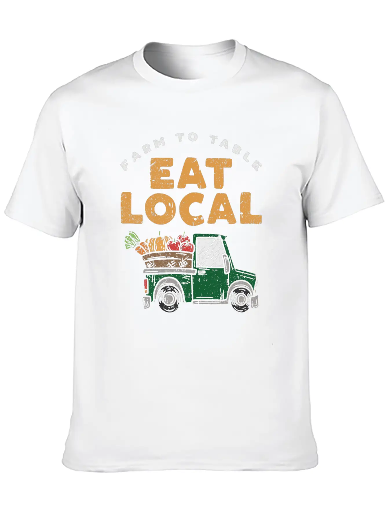Farmers Market Eat Local Farm To Table Local Pride Timeless Short Sleeve Tee – Comfy And Minimalist Design