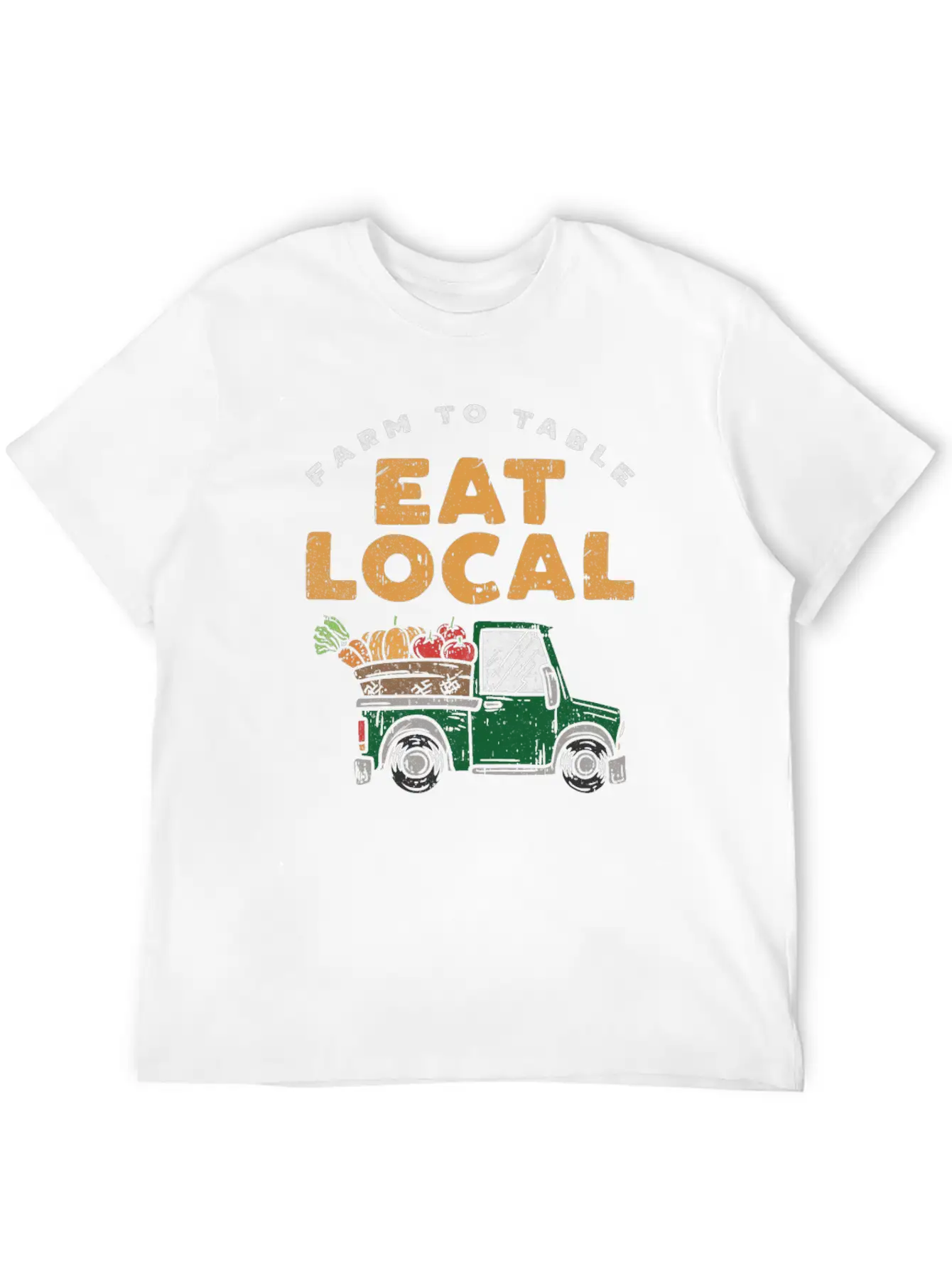 Farmers Market Eat Local Farm To Table Local Pride Timeless Short Sleeve Tee – Comfy And Minimalist Design