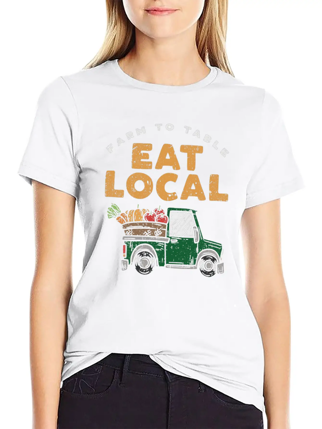 Farmers Market Eat Local Farm To Table Local Pride Timeless Short Sleeve Tee – Comfy And Minimalist Design