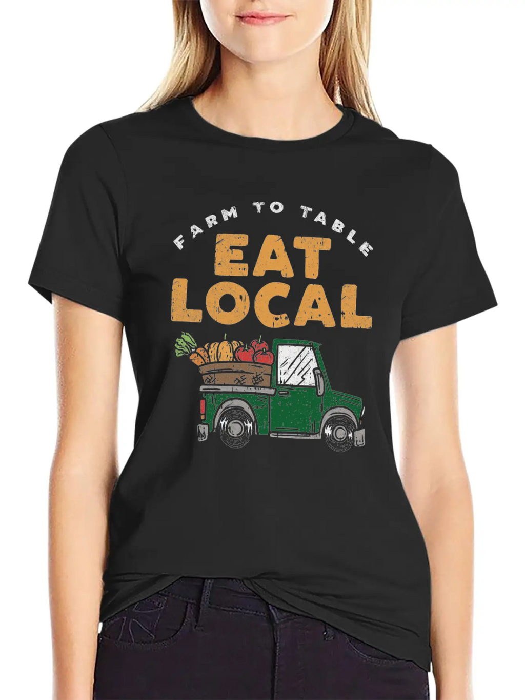 Farmers Market Eat Local Farm To Table Local Pride Timeless Short Sleeve Tee – Comfy And Minimalist Design