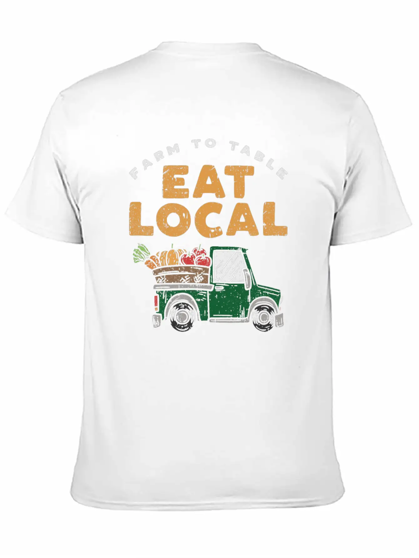 Farmers Market Eat Local Farm To Table Local Pride Timeless Short Sleeve Tee – Comfy And Minimalist Design