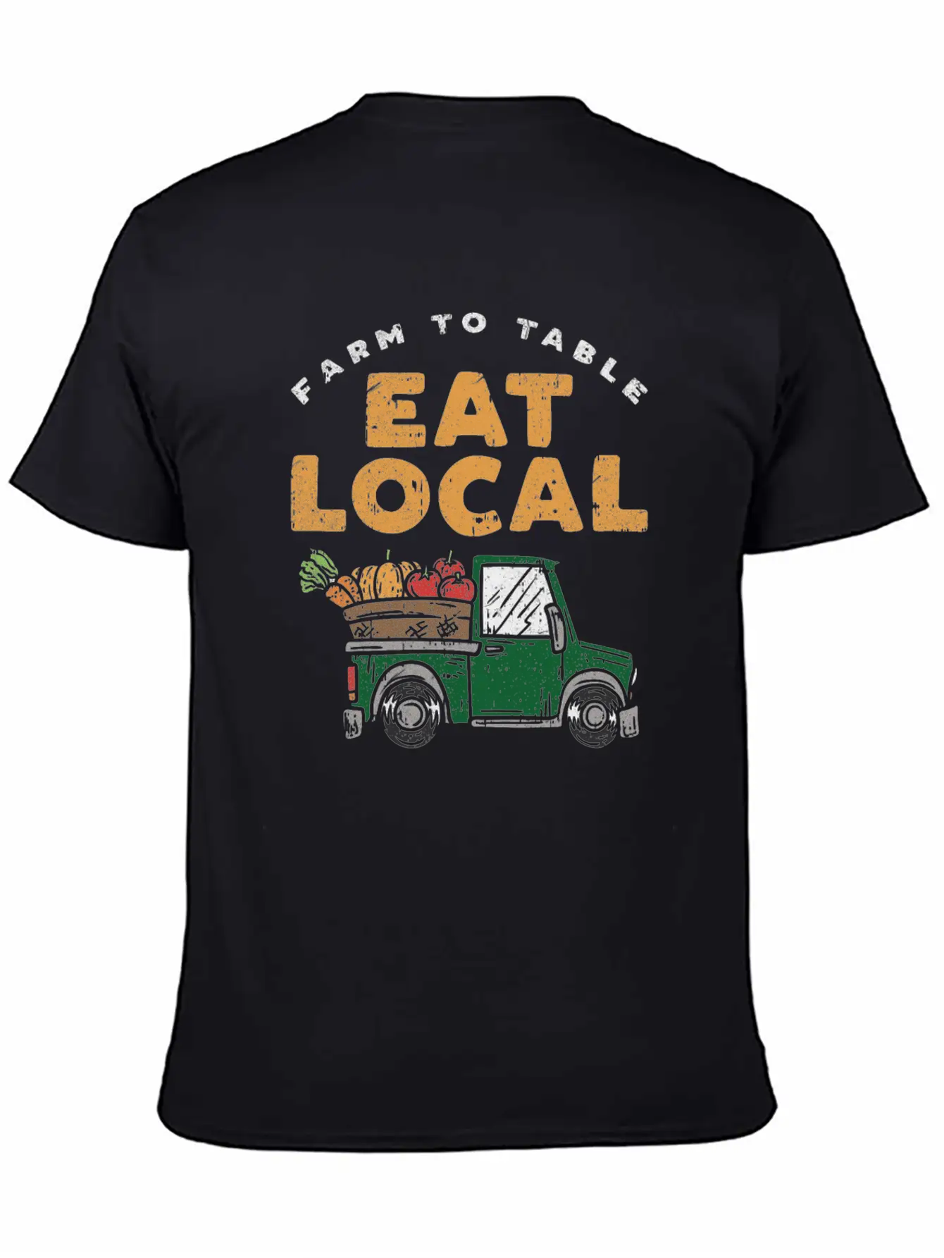 Farmers Market Eat Local Farm To Table Local Pride Timeless Short Sleeve Tee – Comfy And Minimalist Design