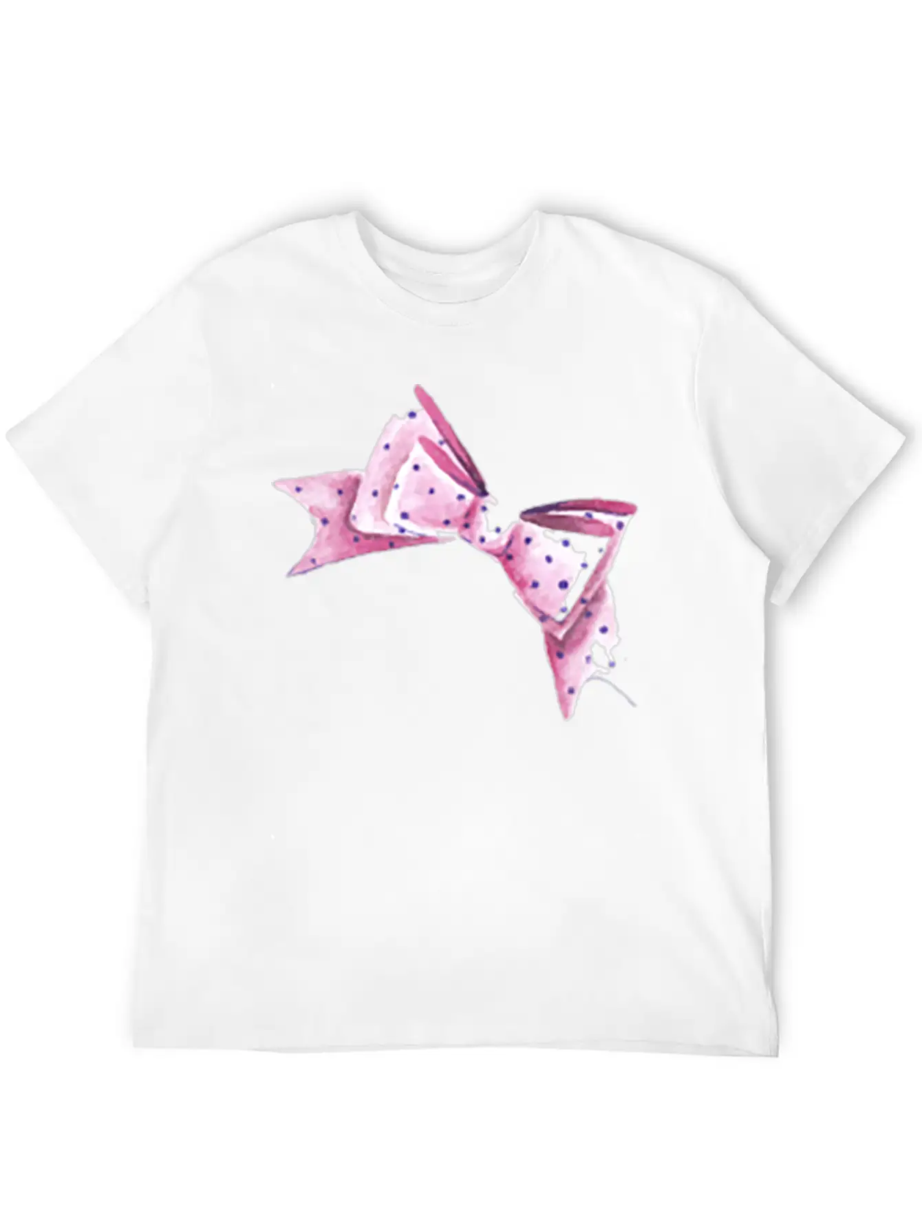 Fashion Bow Stylish Everyday T-Shirt – Unisex Basic Cotton Tee