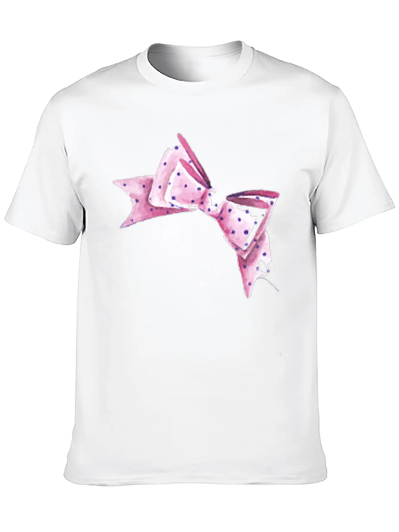 Fashion Bow Stylish Everyday T-Shirt – Unisex Basic Cotton Tee