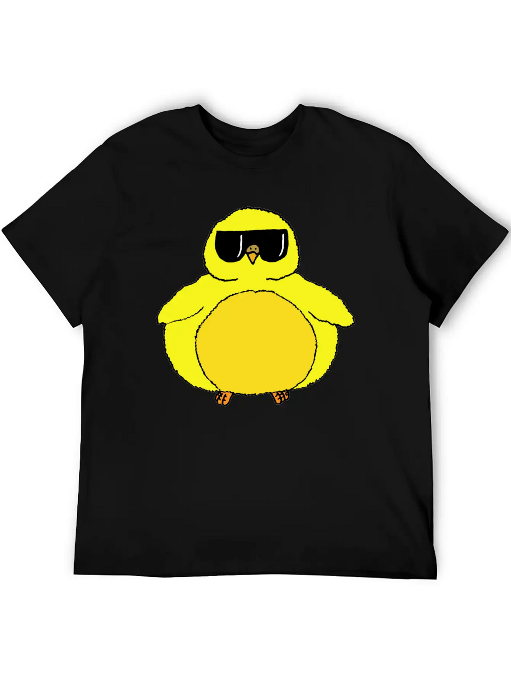 Fat Chick With Sunglasses Relaxed Everyday Tee – Lightweight And Durable Cotton