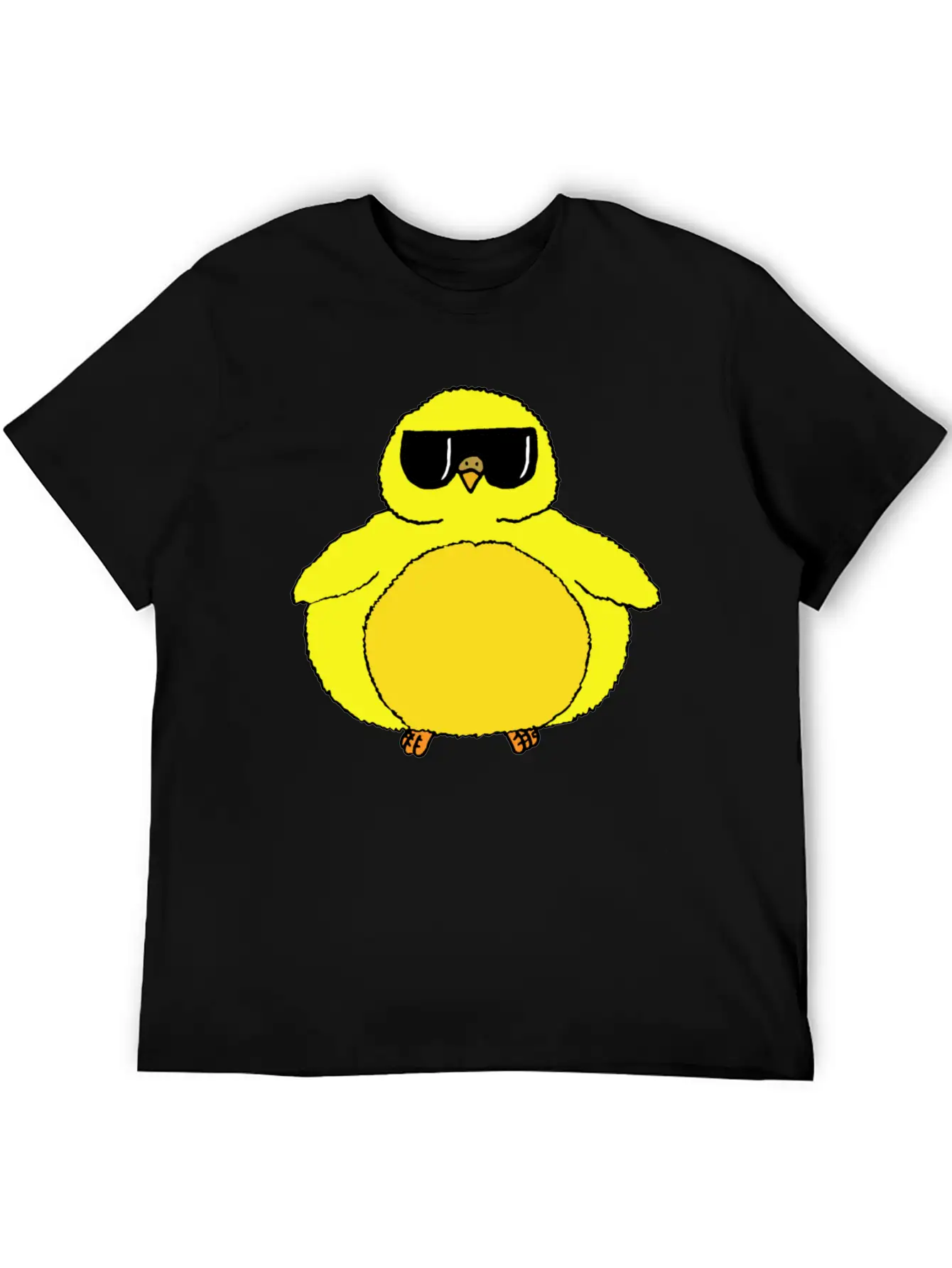 Fat Chick With Sunglasses Relaxed Everyday Tee – Lightweight And Durable Cotton
