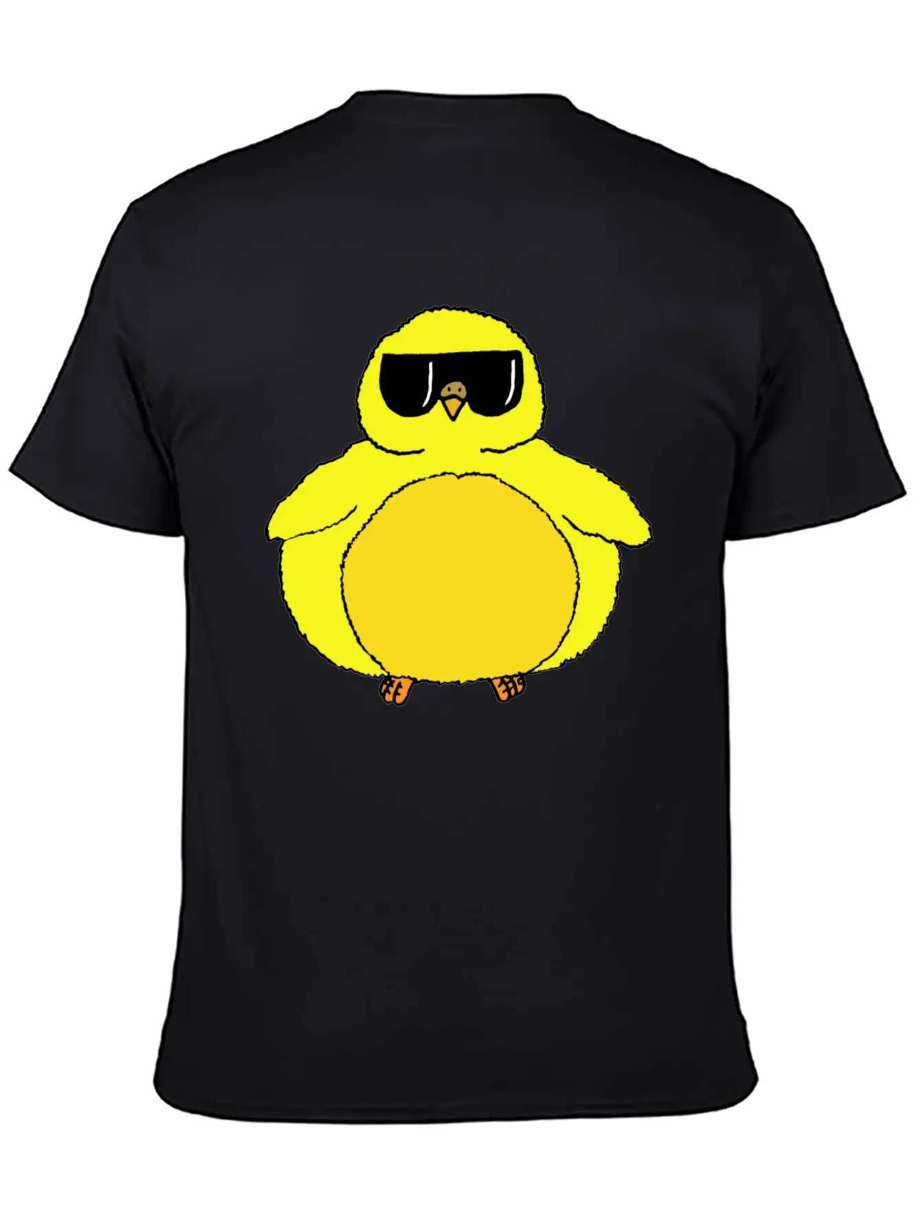 Fat Chick With Sunglasses Relaxed Everyday Tee – Lightweight And Durable Cotton