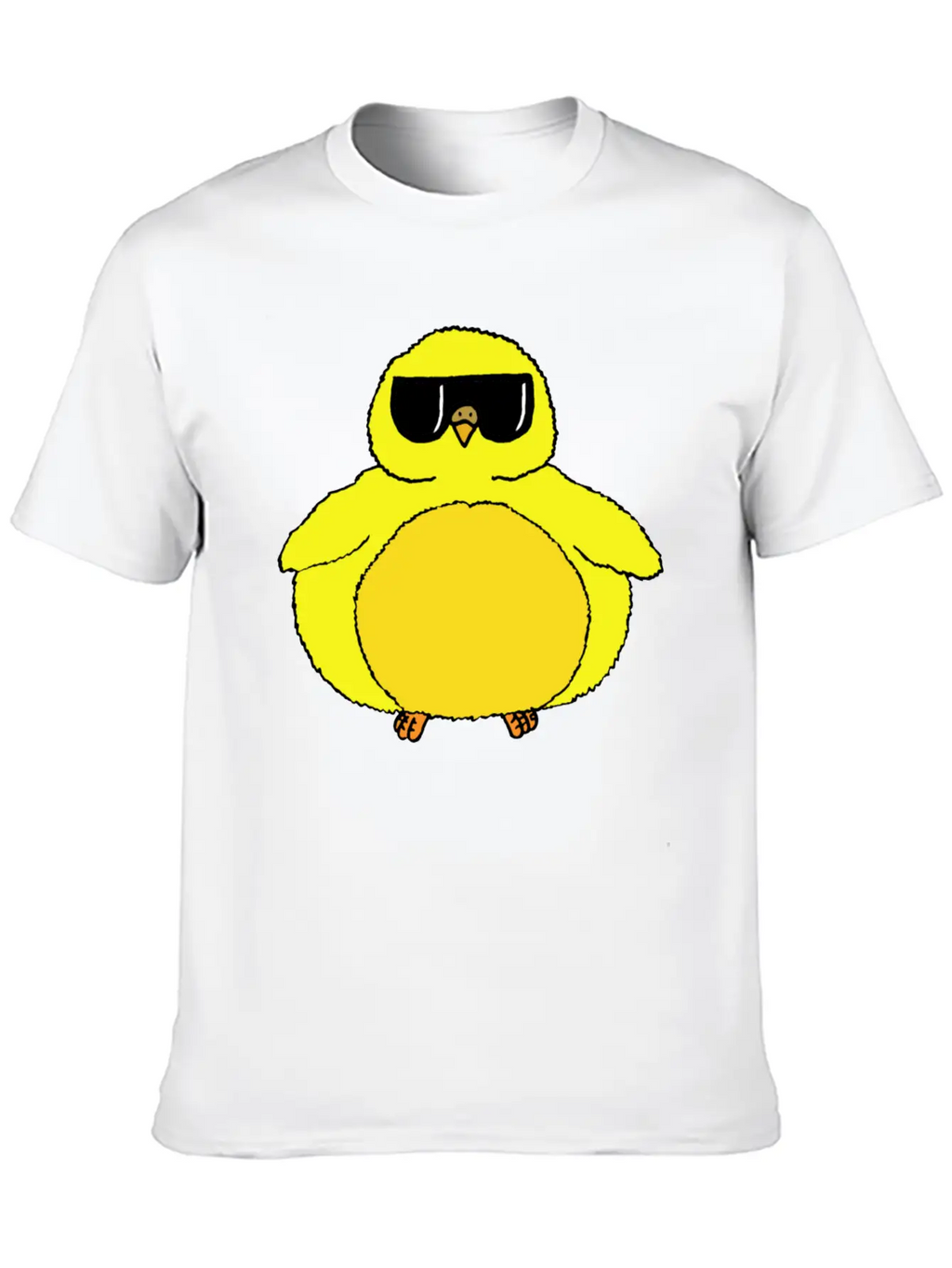 Fat Chick With Sunglasses Relaxed Everyday Tee – Lightweight And Durable Cotton