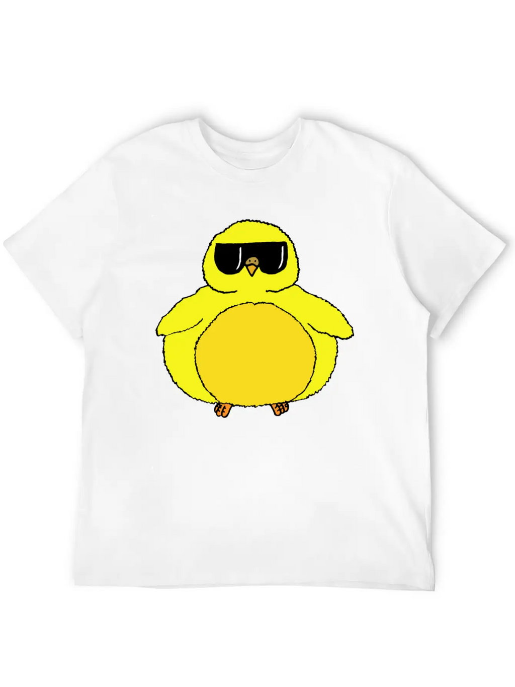Fat Chick With Sunglasses Relaxed Everyday Tee – Lightweight And Durable Cotton