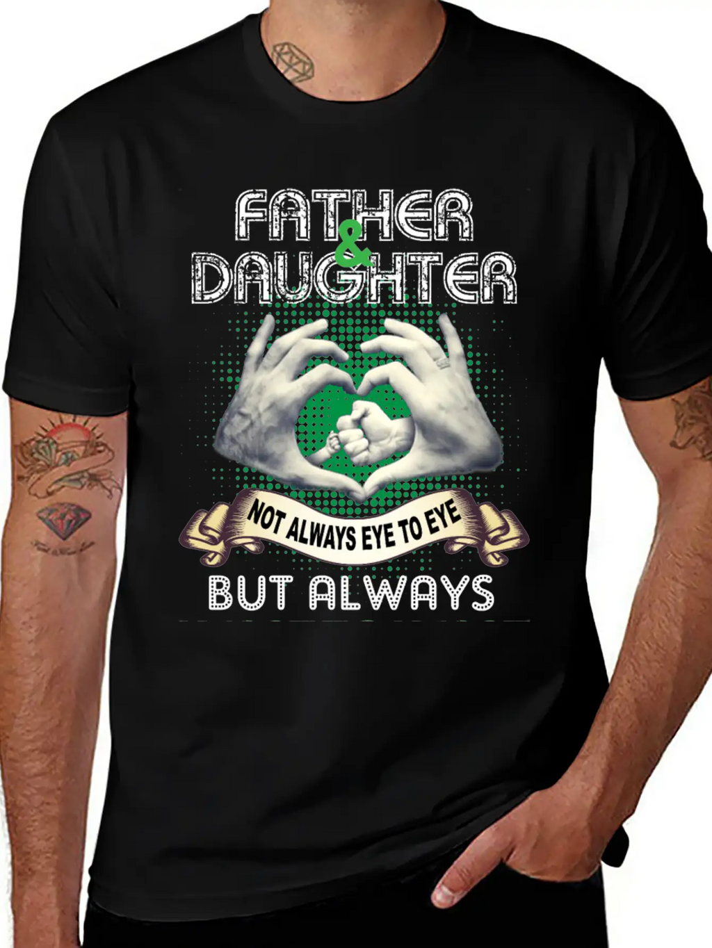 Father And Daughter Not Always Eye To Eye Timeless Short Sleeve Tee – Comfy And Minimalist Design