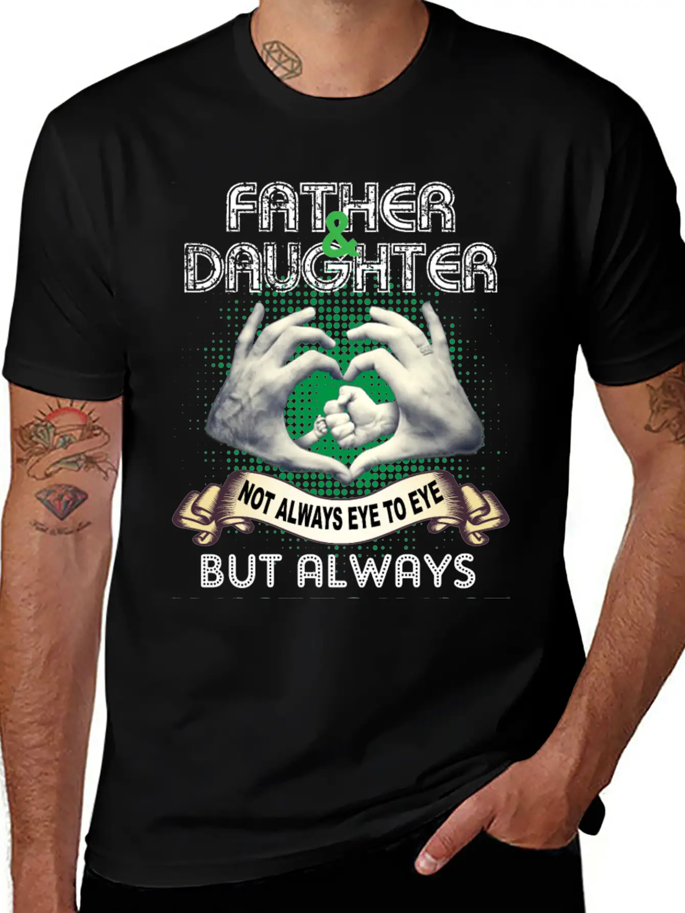 Father And Daughter Not Always Eye To Eye Timeless Short Sleeve Tee – Comfy And Minimalist Design