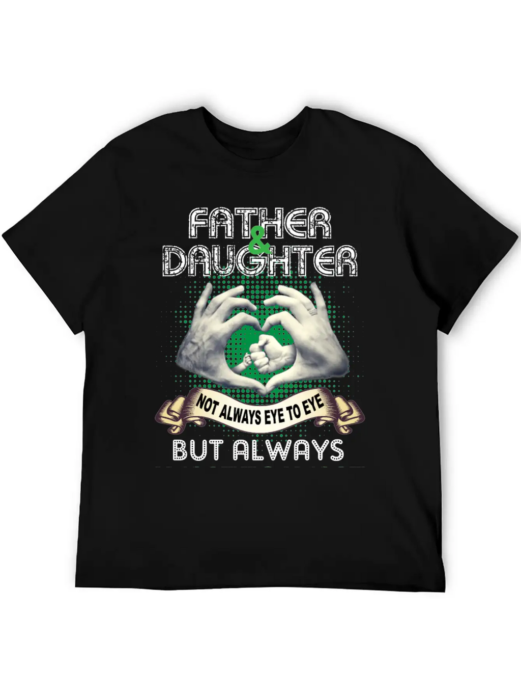 Father And Daughter Not Always Eye To Eye Timeless Short Sleeve Tee – Comfy And Minimalist Design